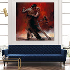 Tango Argentino II by Willem Haenraets on GIANT ART - black music - dance