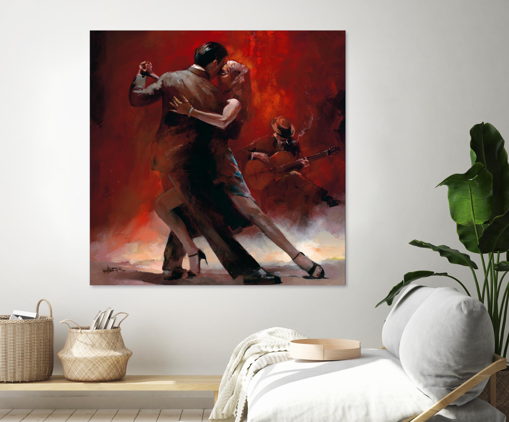 Tango Argentino II by Willem Haenraets on GIANT ART - black music - dance