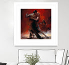 Tango Argentino II by Willem Haenraets on GIANT ART - black music - dance