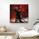 Tango Argentino II by Willem Haenraets on GIANT ART - black music - dance
