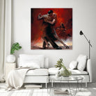 Tango Argentino II by Willem Haenraets on GIANT ART - black music - dance