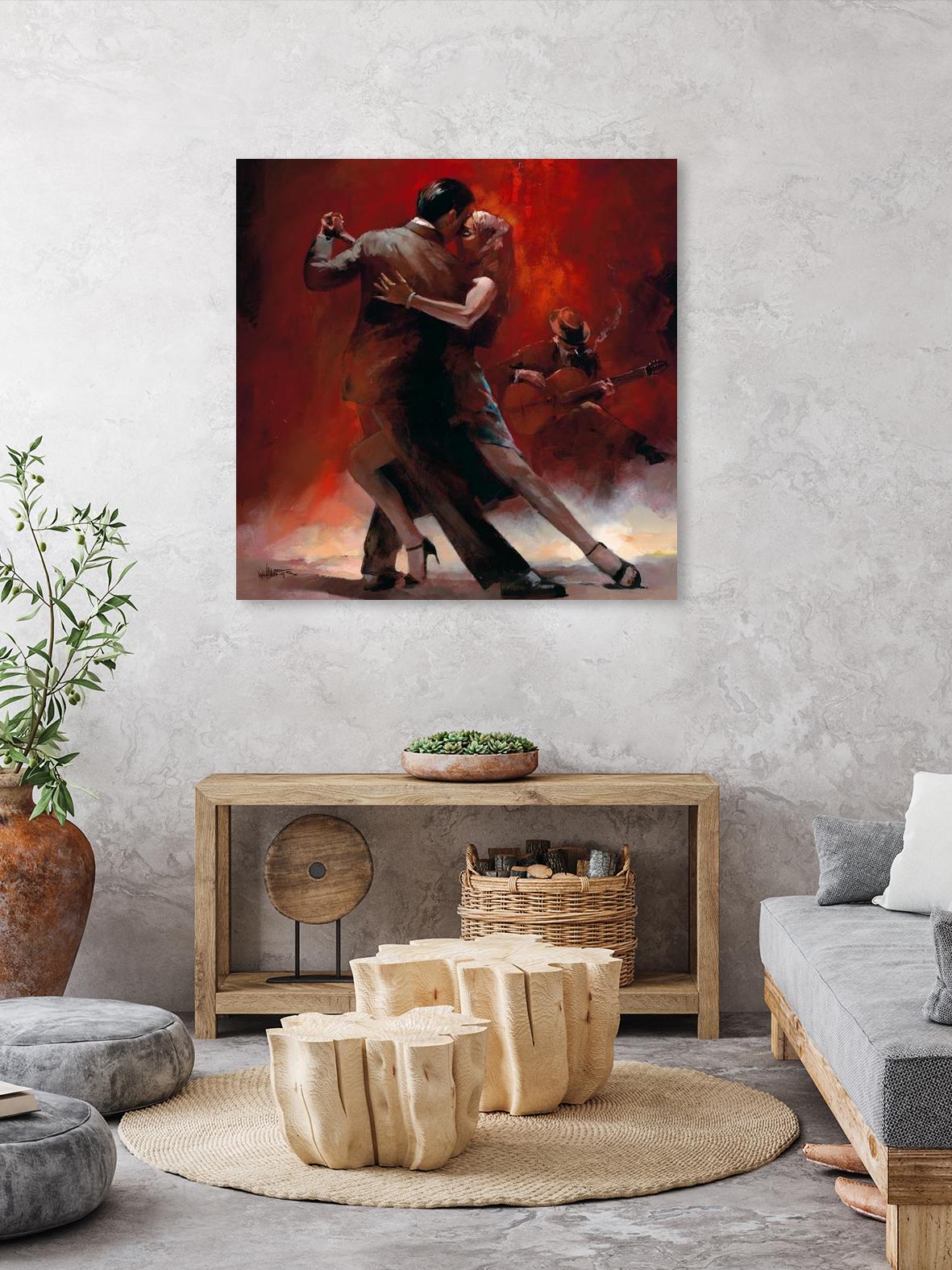 Tango Argentino II by Willem Haenraets on GIANT ART - black music - dance