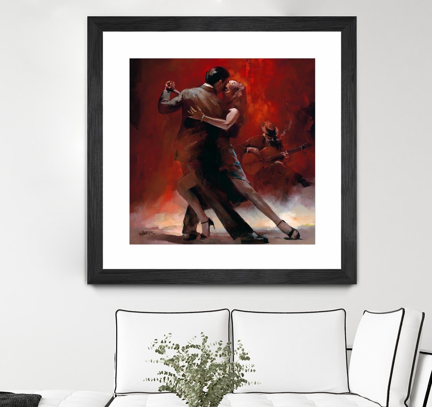 Tango Argentino II by Willem Haenraets on GIANT ART - black music - dance