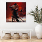 Tango Argentino II by Willem Haenraets on GIANT ART - black music - dance