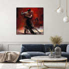Tango Argentino II by Willem Haenraets on GIANT ART - black music - dance