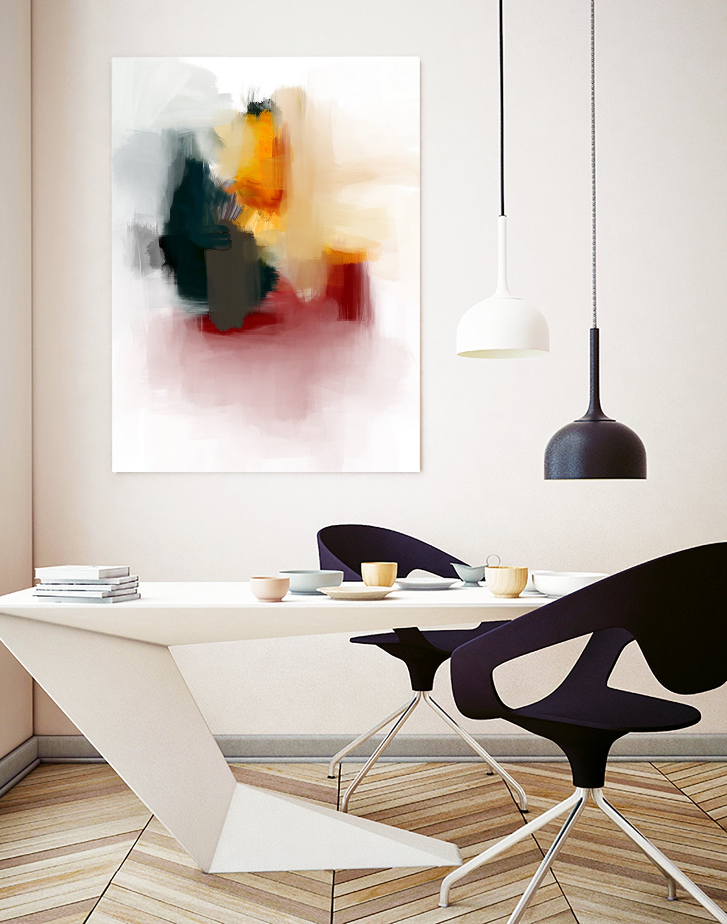 Colors & Colors by Art Tonial on GIANT ART - red