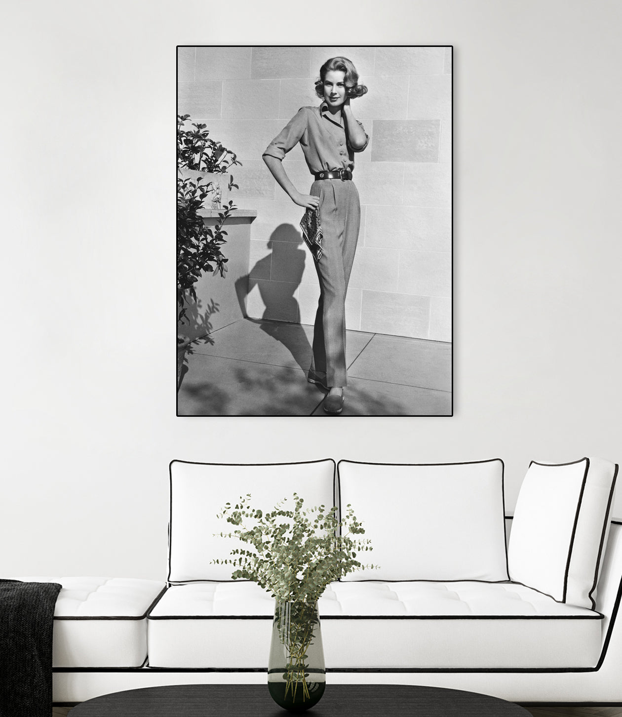 Grace Kelly (b/w photo) by BridgemanArt on GIANT ART - black and white actress