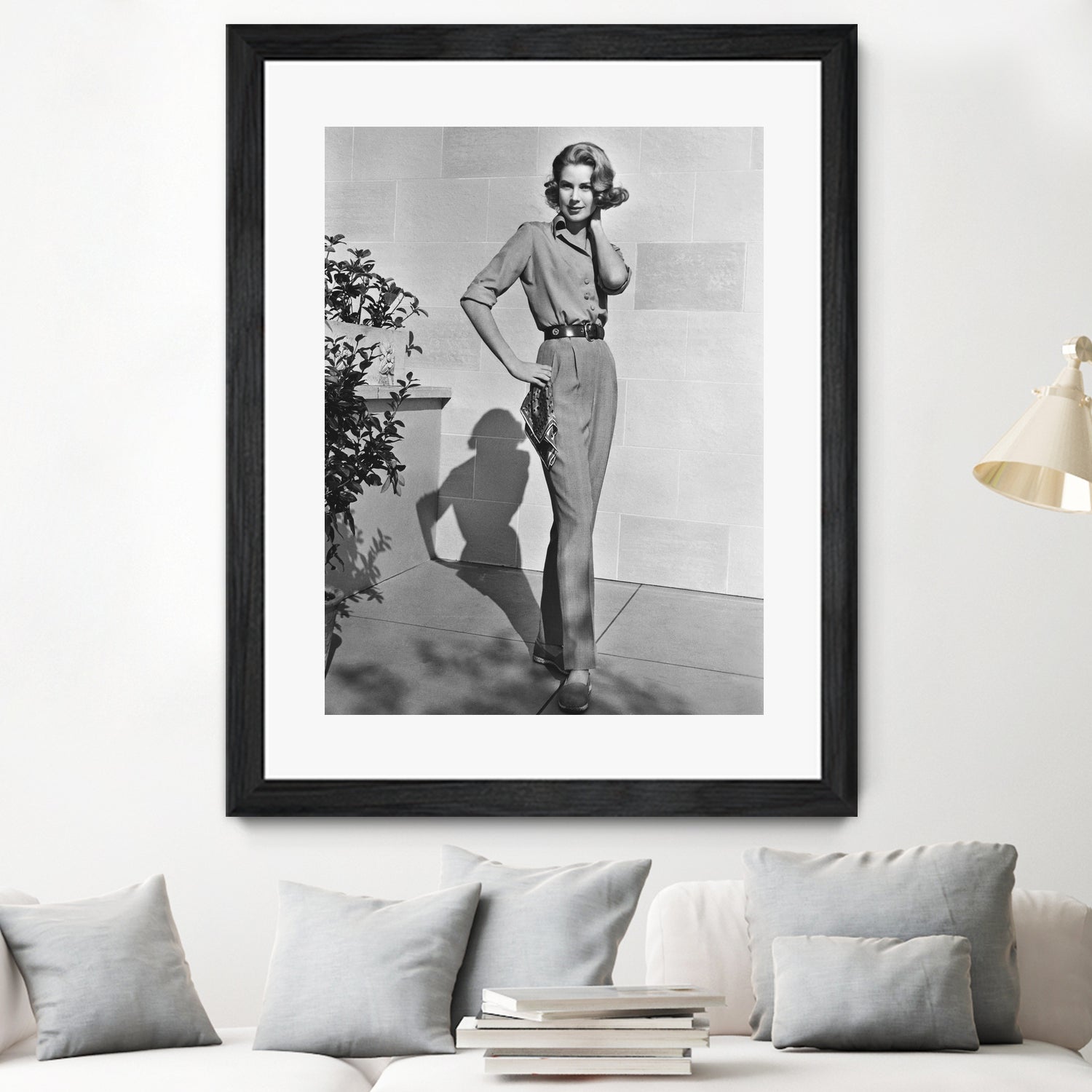Grace Kelly (b/w photo) by BridgemanArt on GIANT ART - black and white actress