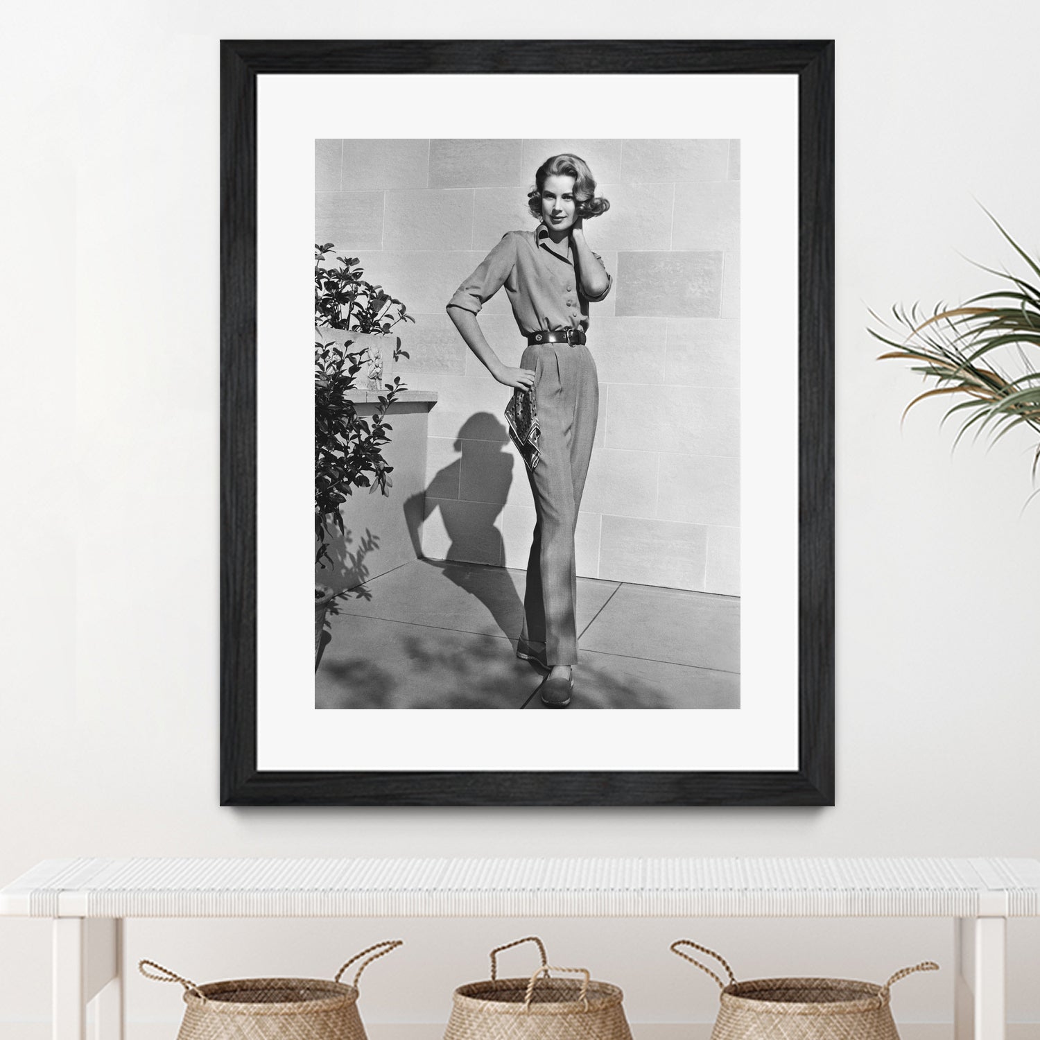 Grace Kelly (b/w photo) by BridgemanArt on GIANT ART - black and white actress