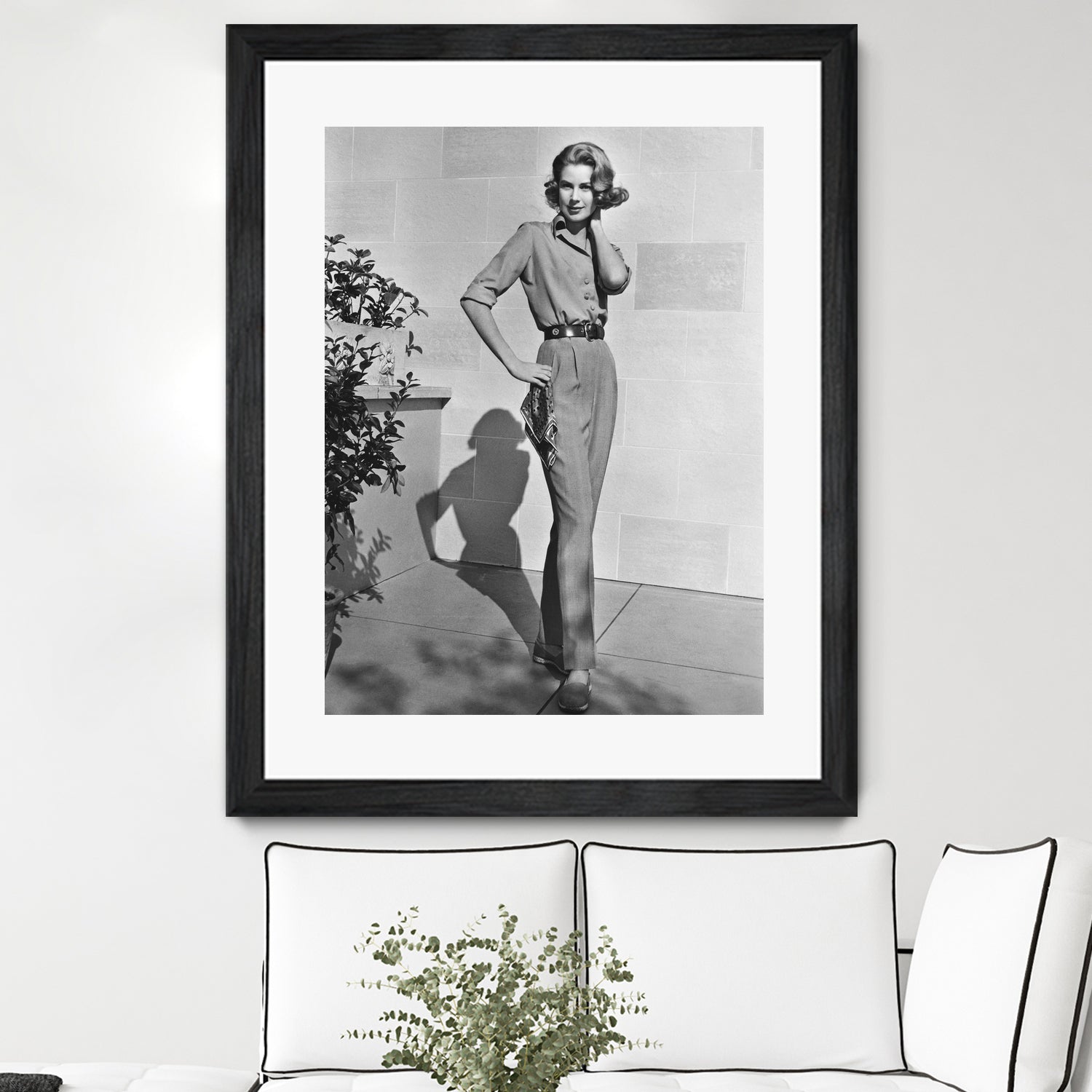 Grace Kelly (b/w photo) by BridgemanArt on GIANT ART - black and white actress