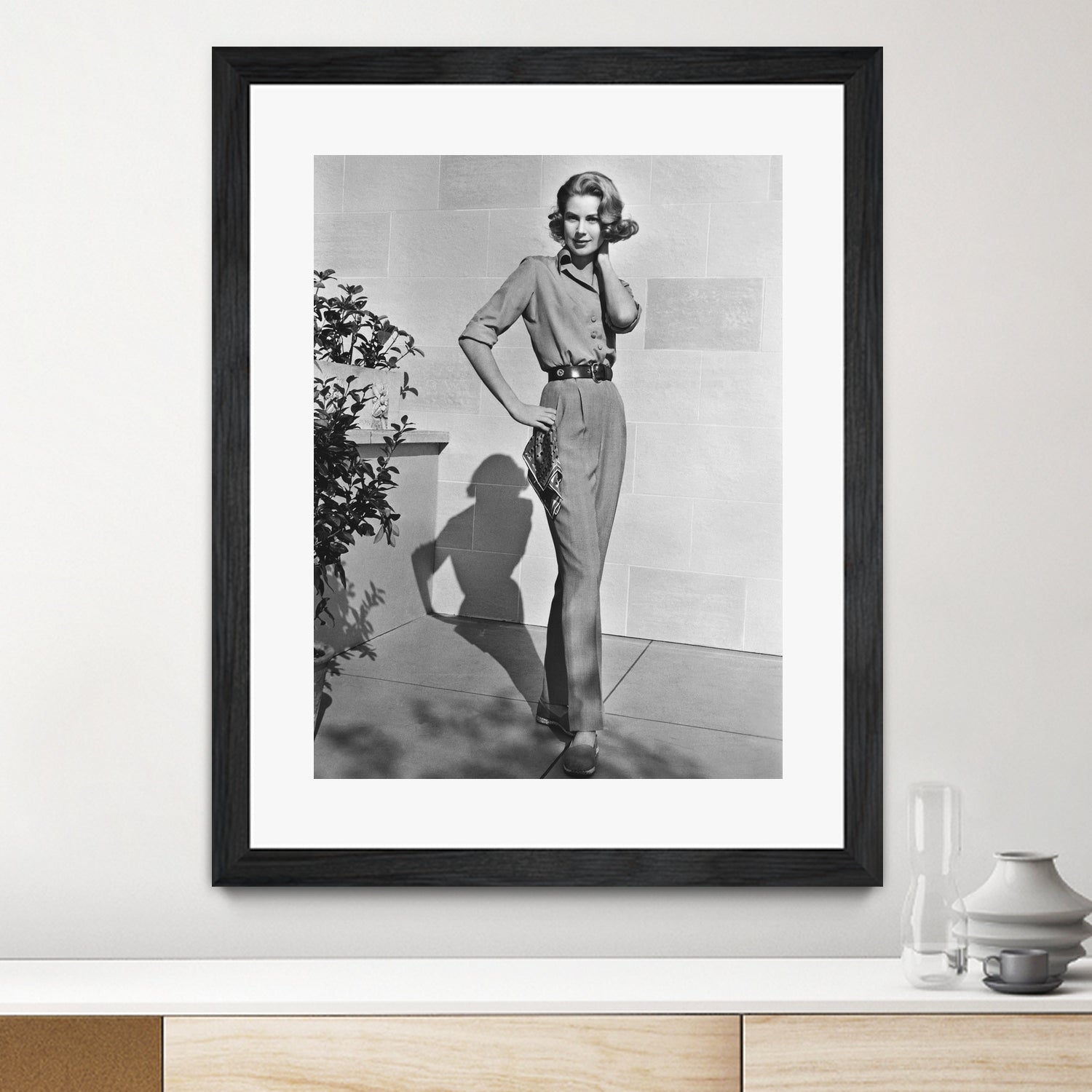 Grace Kelly (b/w photo) by BridgemanArt on GIANT ART - black and white actress