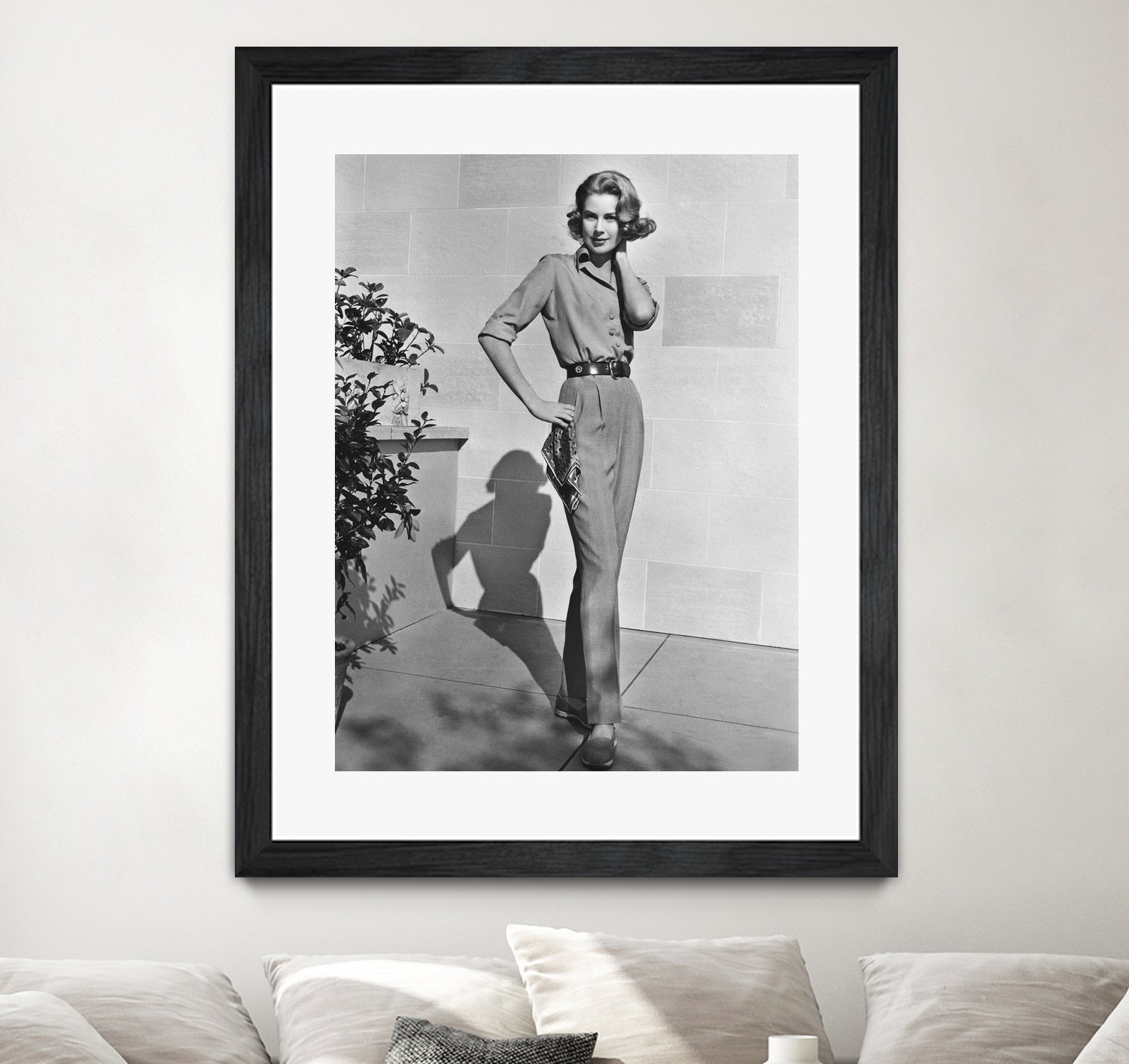 Grace Kelly (b/w photo) by BridgemanArt on GIANT ART - black and white actress