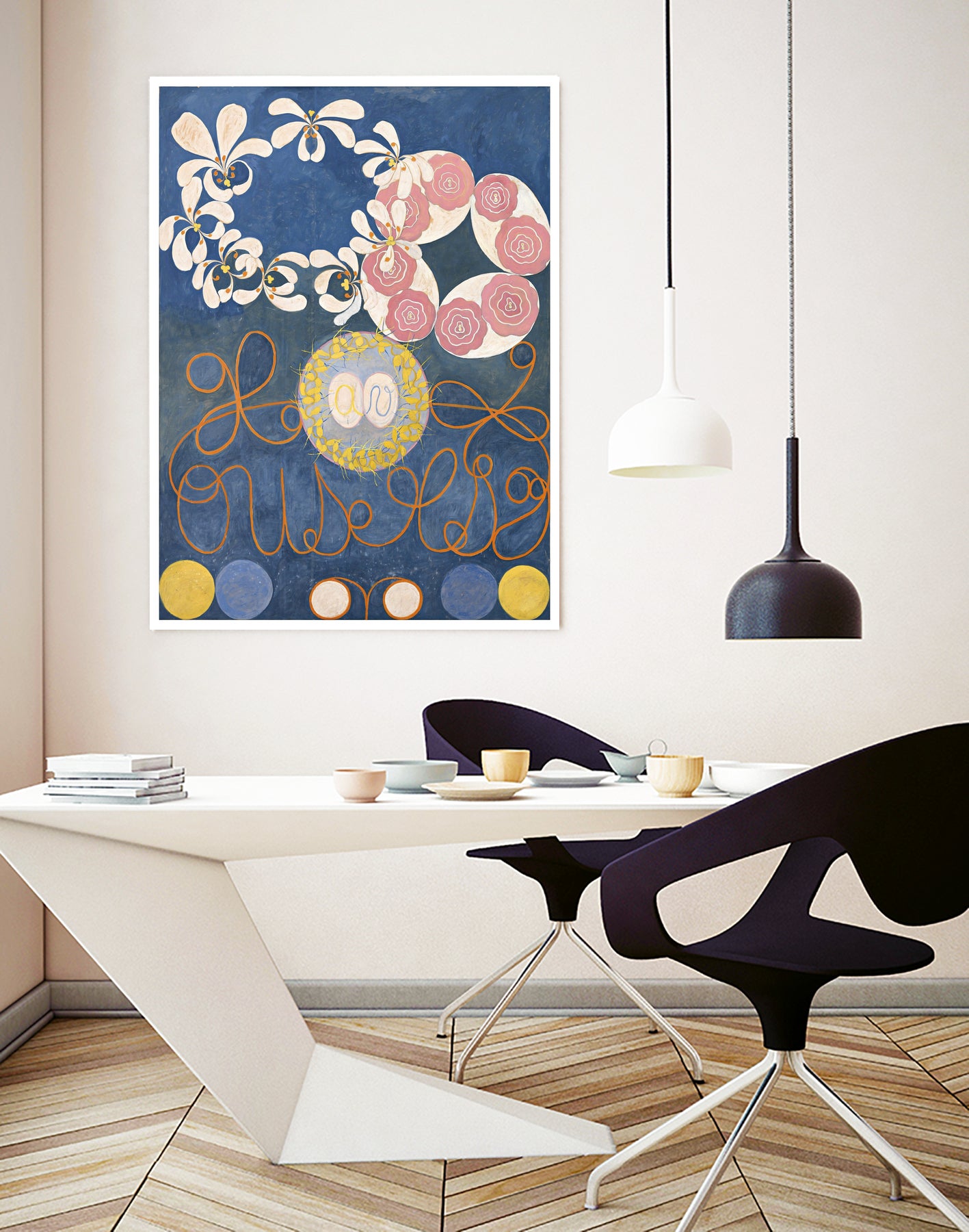 The Ten Largest, Childhood, No.1, Group IV, 1907 by Hilma af Klint on GIANT ART - pink museums