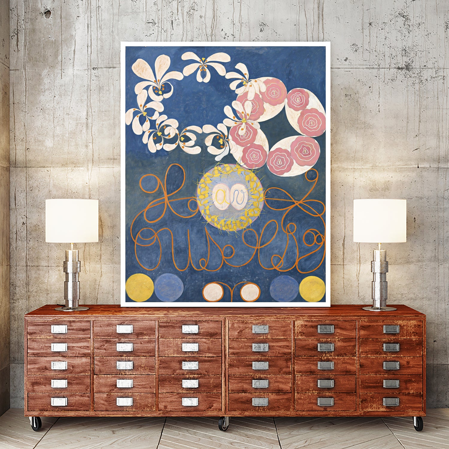 The Ten Largest, Childhood, No.1, Group IV, 1907 by Hilma af Klint on GIANT ART - pink museums