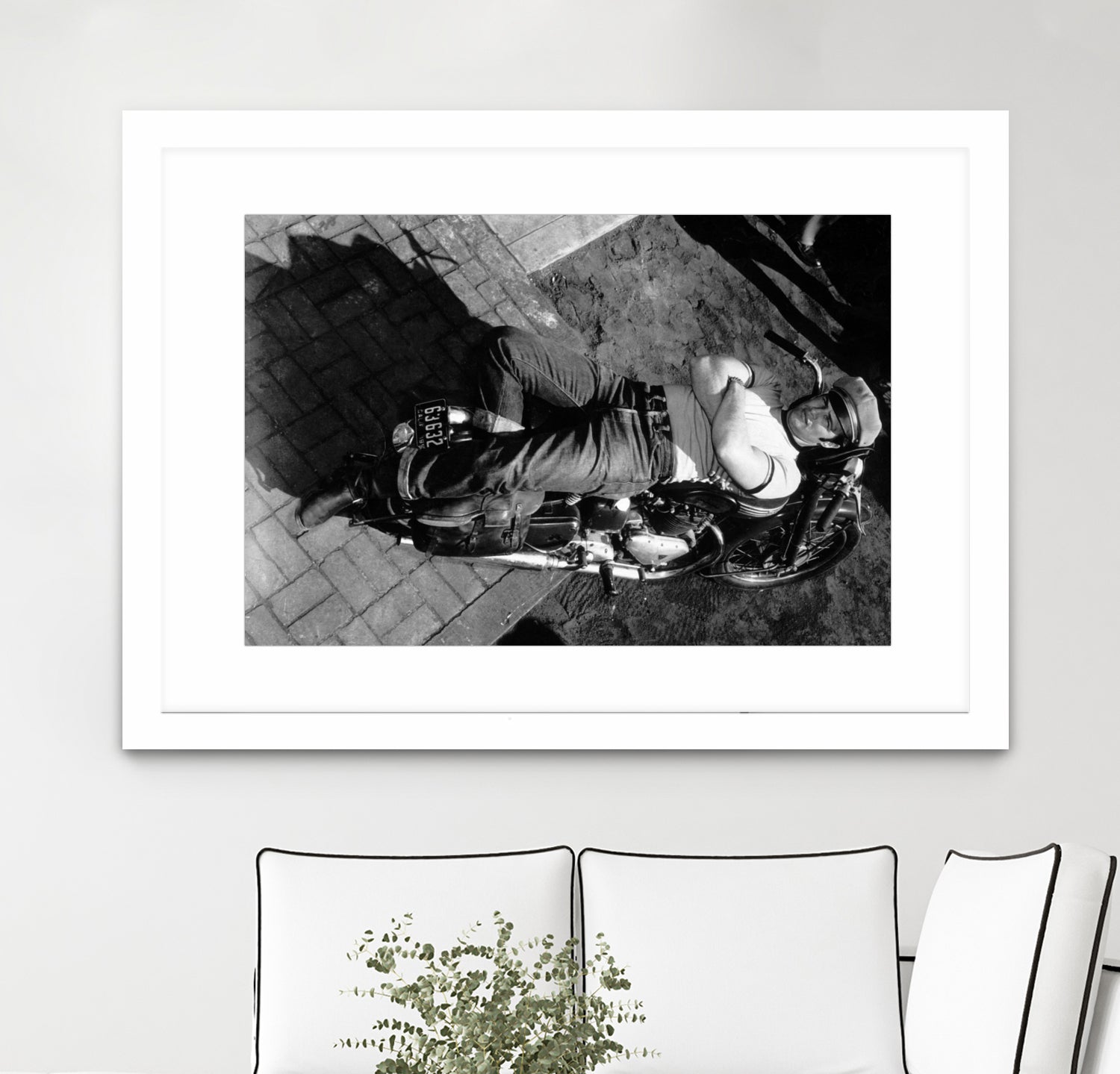 The Wild One directed by Laszlo Benedek, 1953 by Bridgeman Images on GIANT ART - black and white photography