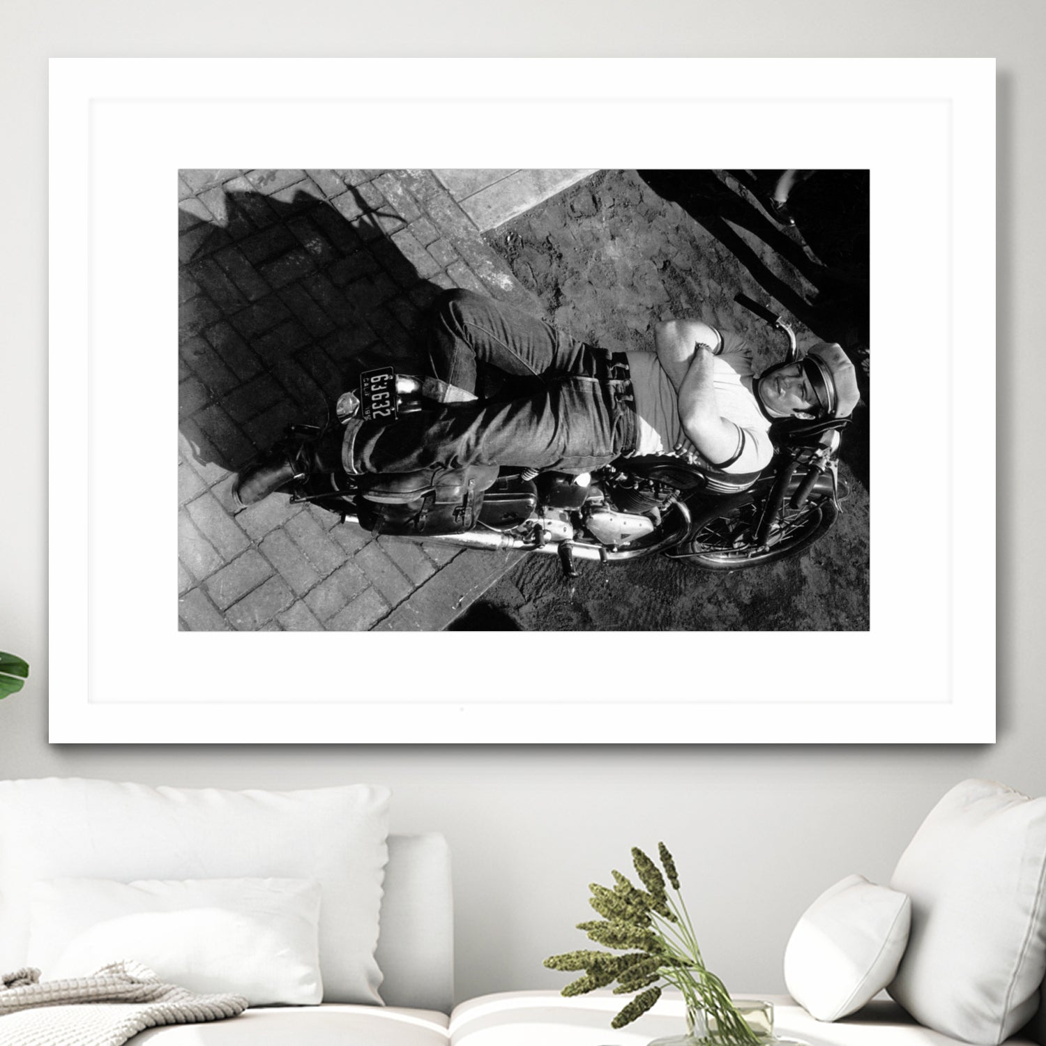 The Wild One directed by Laszlo Benedek, 1953 by Bridgeman Images on GIANT ART - black and white photography