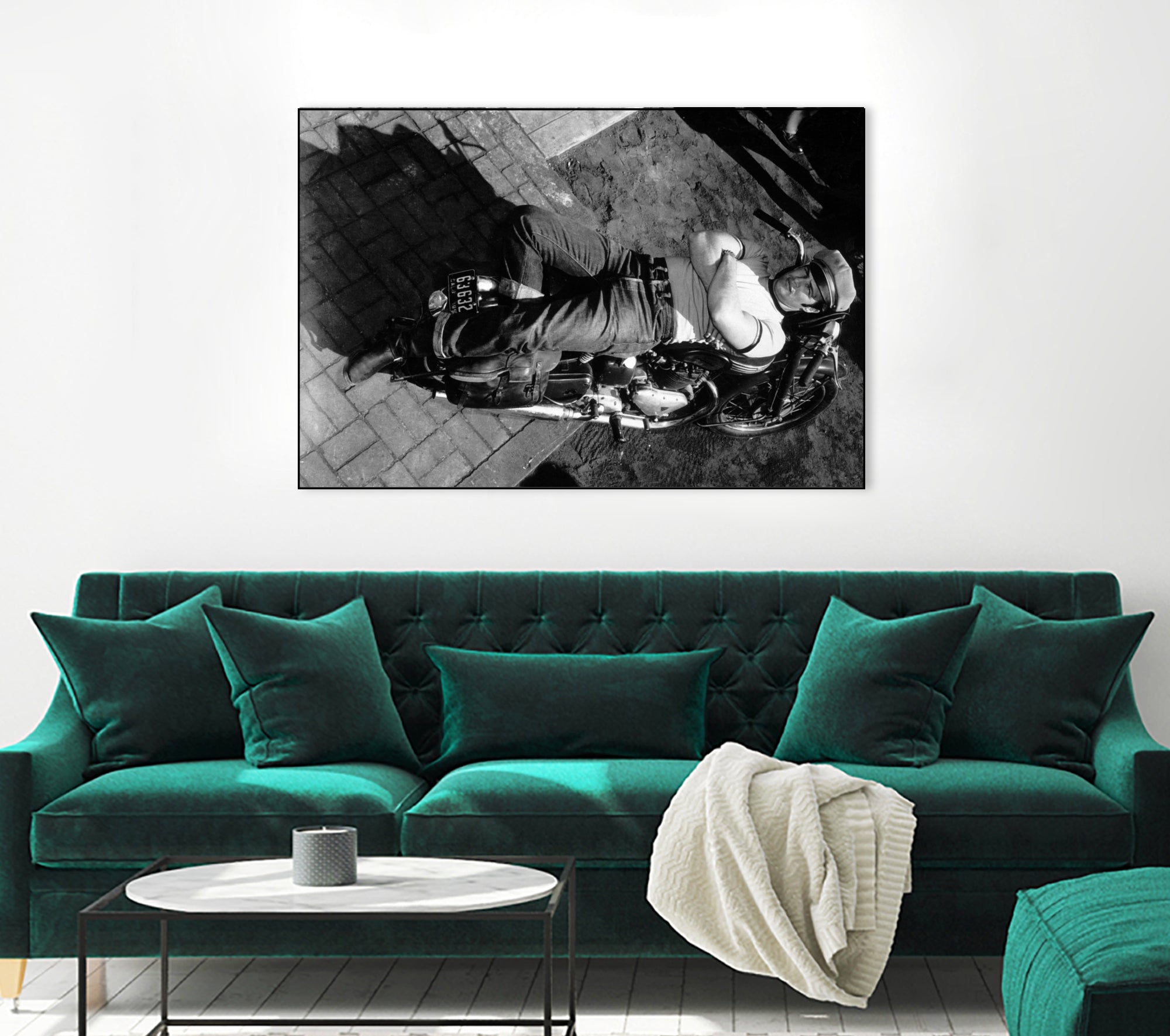 The Wild One directed by Laszlo Benedek, 1953 by Bridgeman Images on GIANT ART - black and white photography