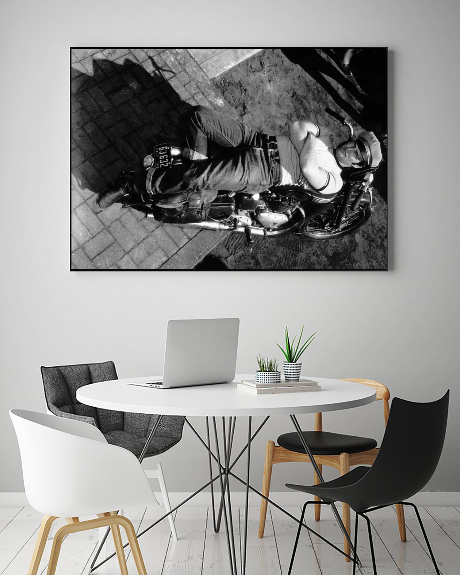 The Wild One directed by Laszlo Benedek, 1953 by Bridgeman Images on GIANT ART - black and white photography