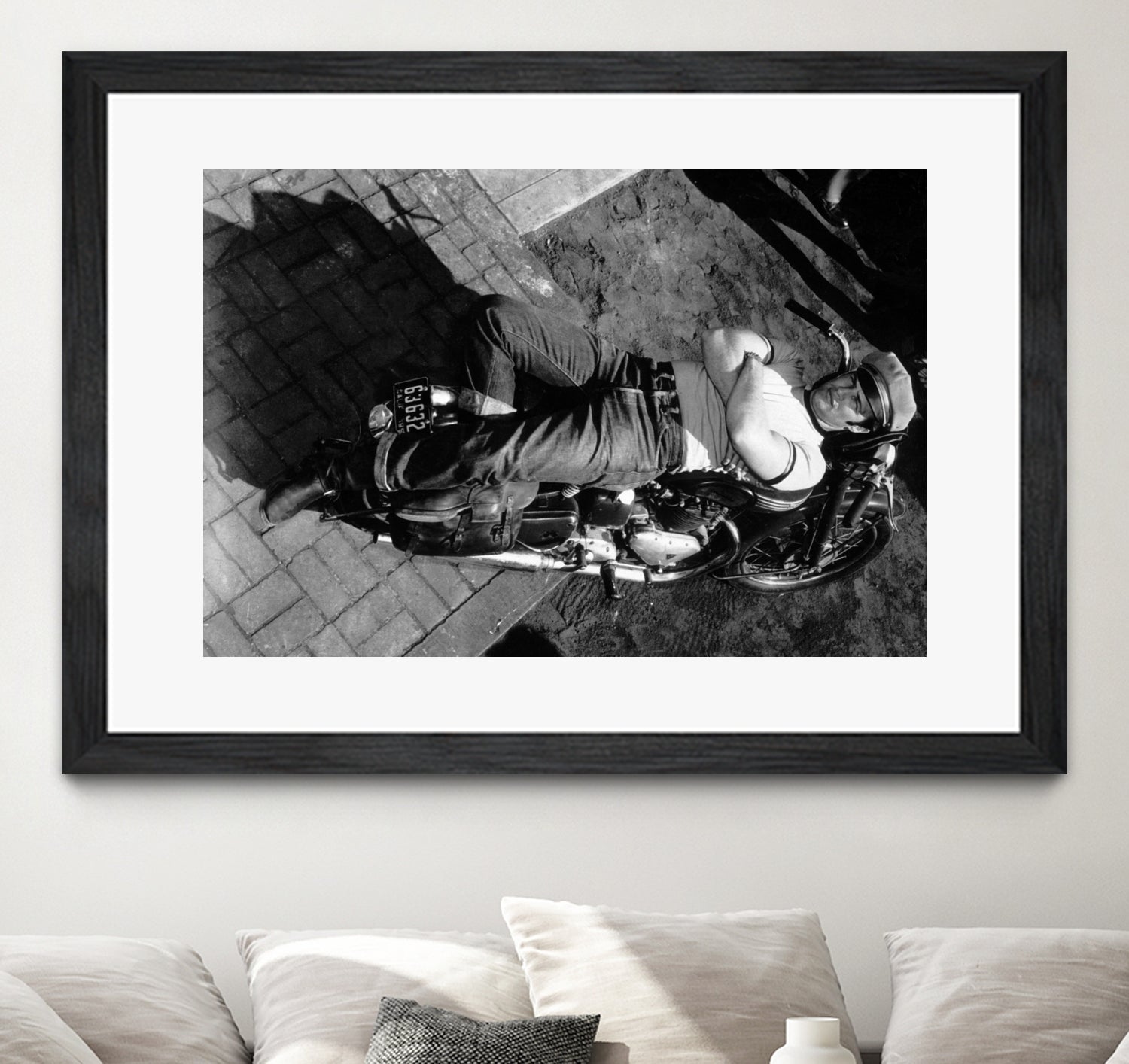 The Wild One directed by Laszlo Benedek, 1953 by Bridgeman Images on GIANT ART - black and white photography