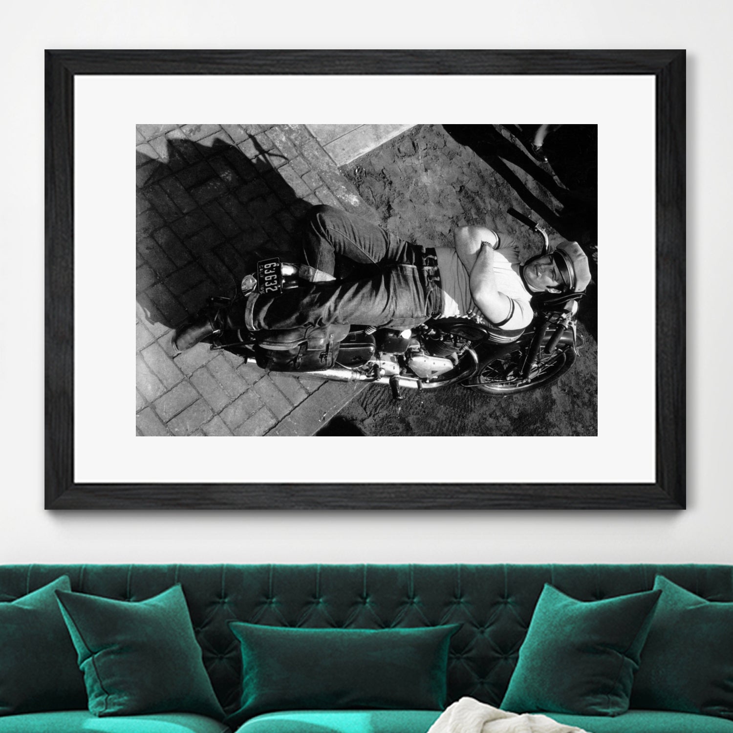 The Wild One directed by Laszlo Benedek, 1953 by Bridgeman Images on GIANT ART - black and white photography