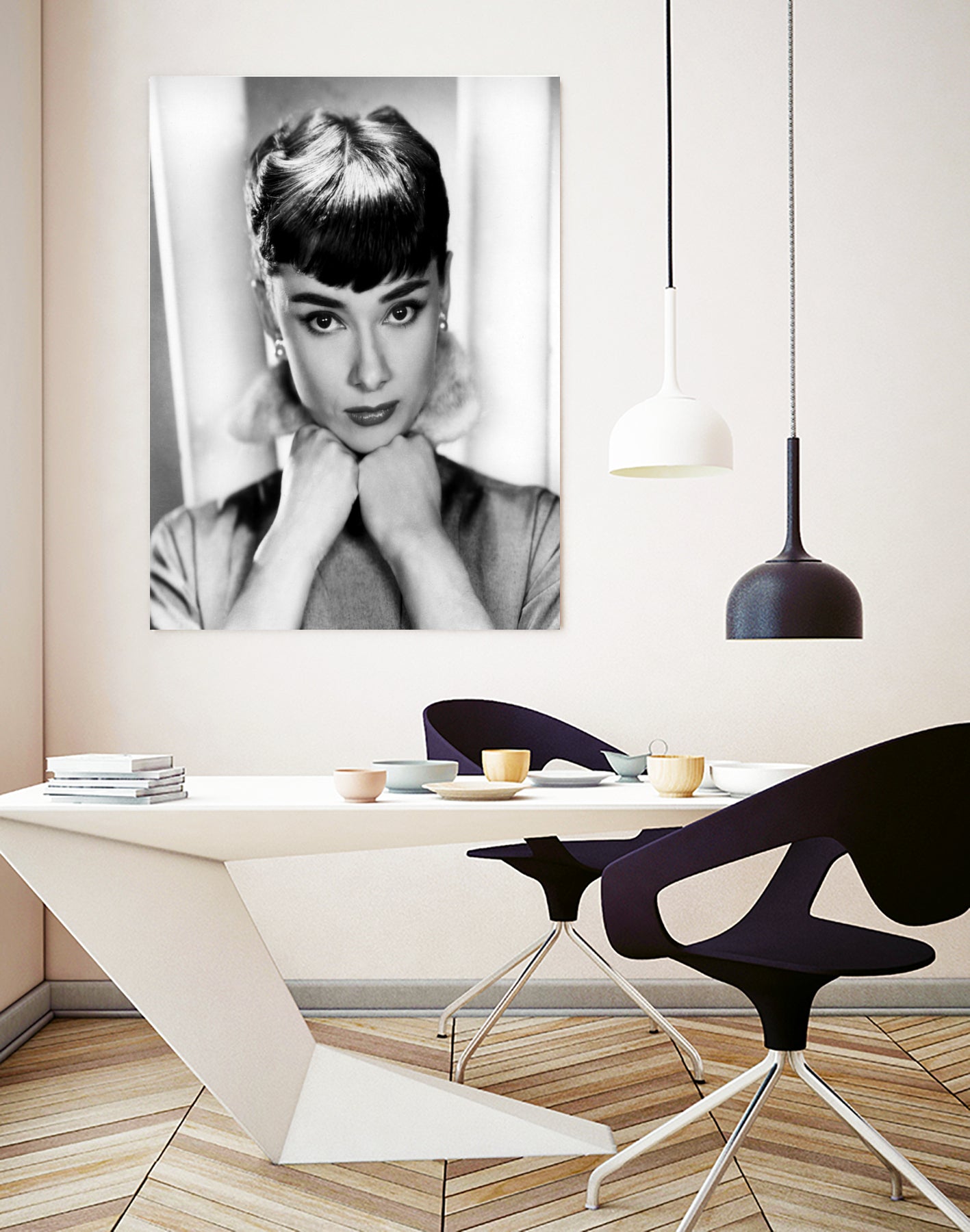 Sabrina directed by Billy Wilder, 1954 by Bridgeman Images on GIANT ART - black and white photgraphy