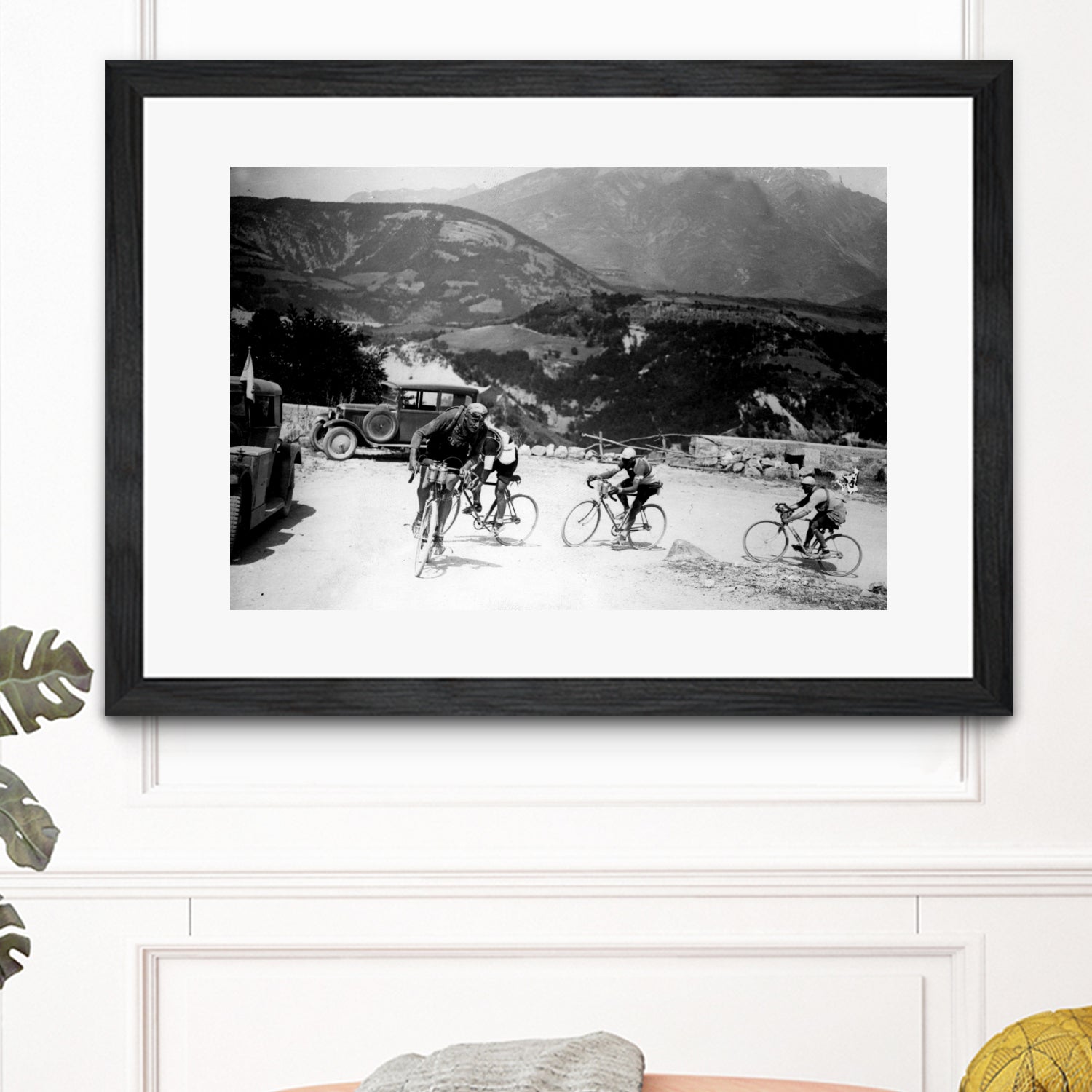 Tour de France 1928, 13th leg Nice/Grenoble (Alps) on july 4 by Bridgeman Images on GIANT ART - black and white photography