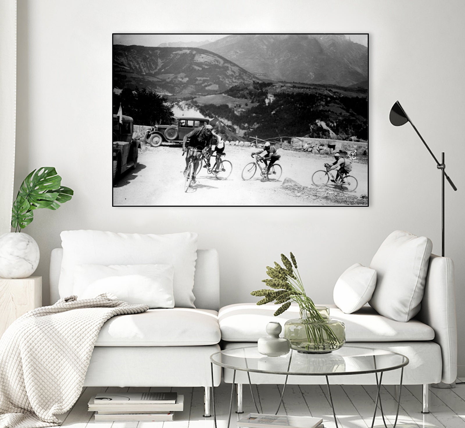 Tour de France 1928, 13th leg Nice/Grenoble (Alps) on july 4 by Bridgeman Images on GIANT ART - black and white photography