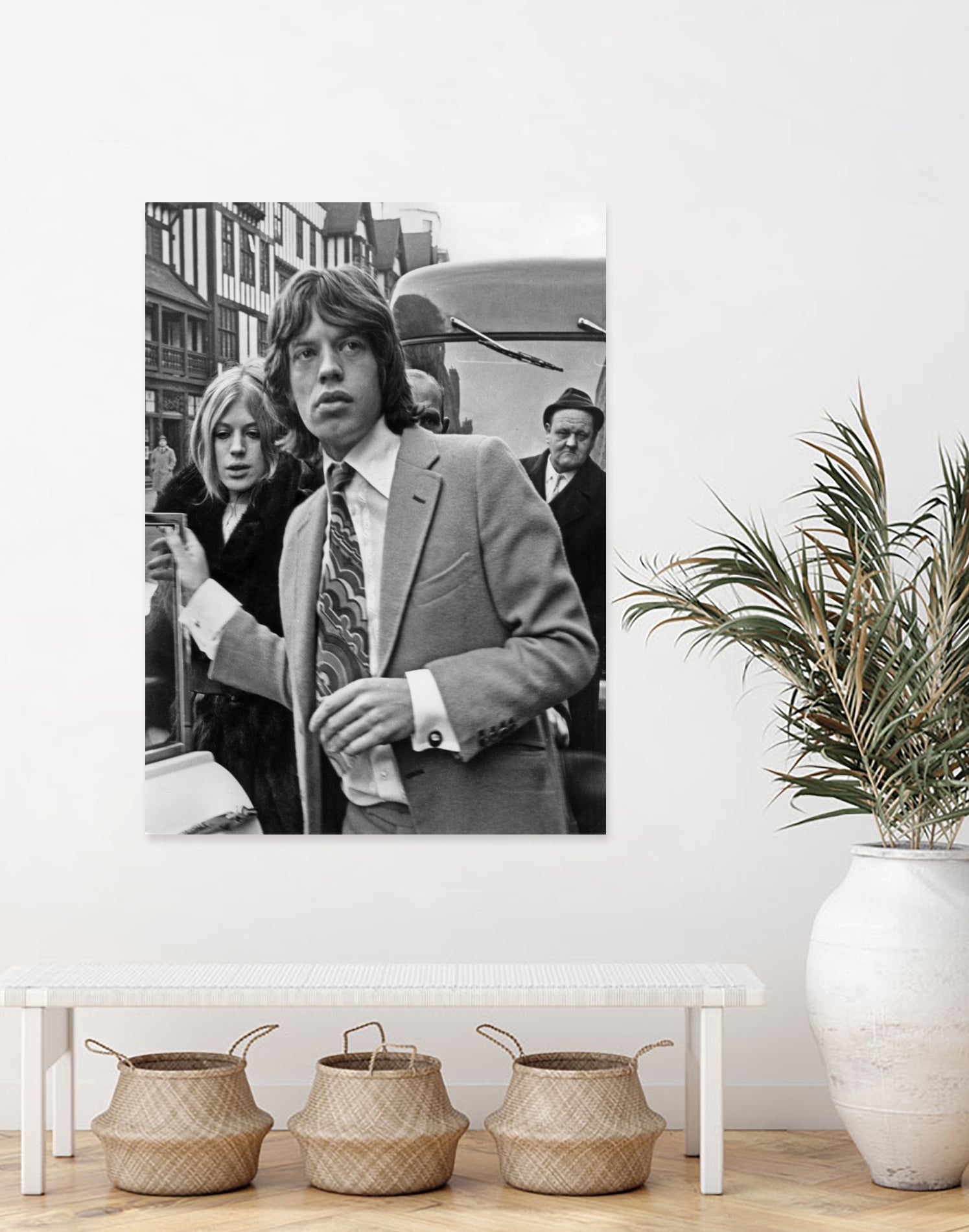 Mick Jagger et Marianne Faithfull by Bridgeman Images on GIANT ART - black and white photography