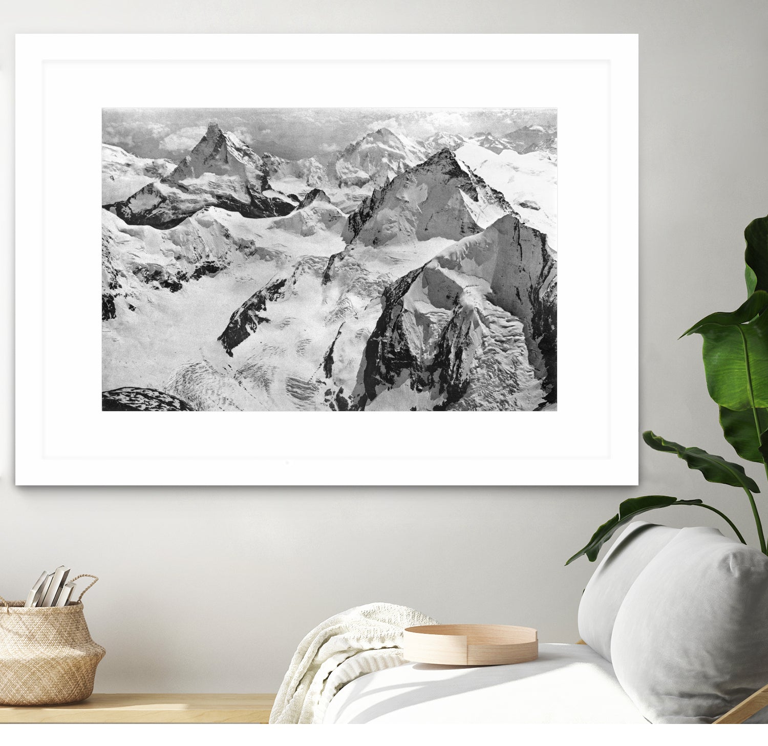 Mount Cervin, c.1900  by Bridgeman Images  on GIANT ART - black and white photogrpahy