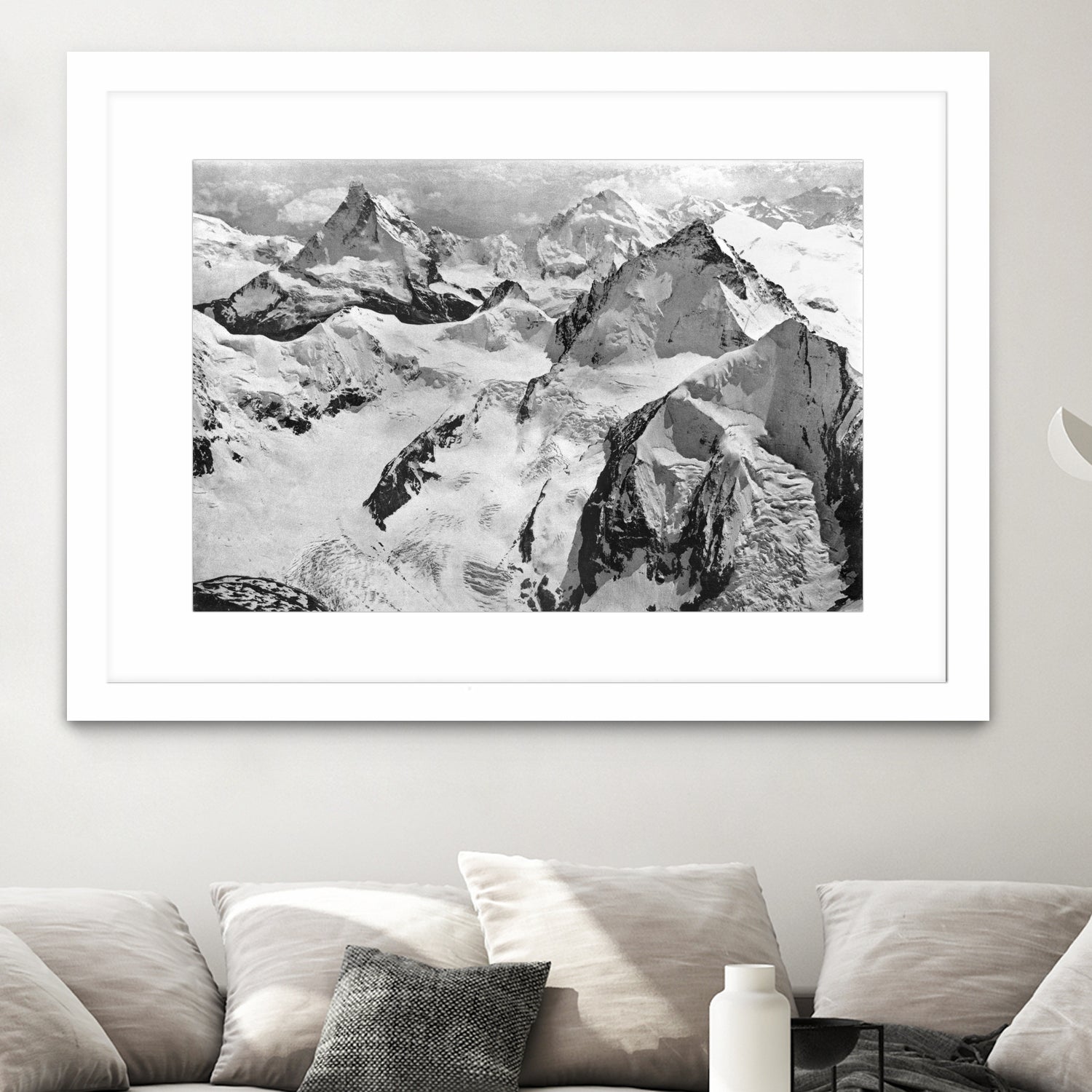 Mount Cervin, c.1900  by Bridgeman Images  on GIANT ART - black and white photogrpahy