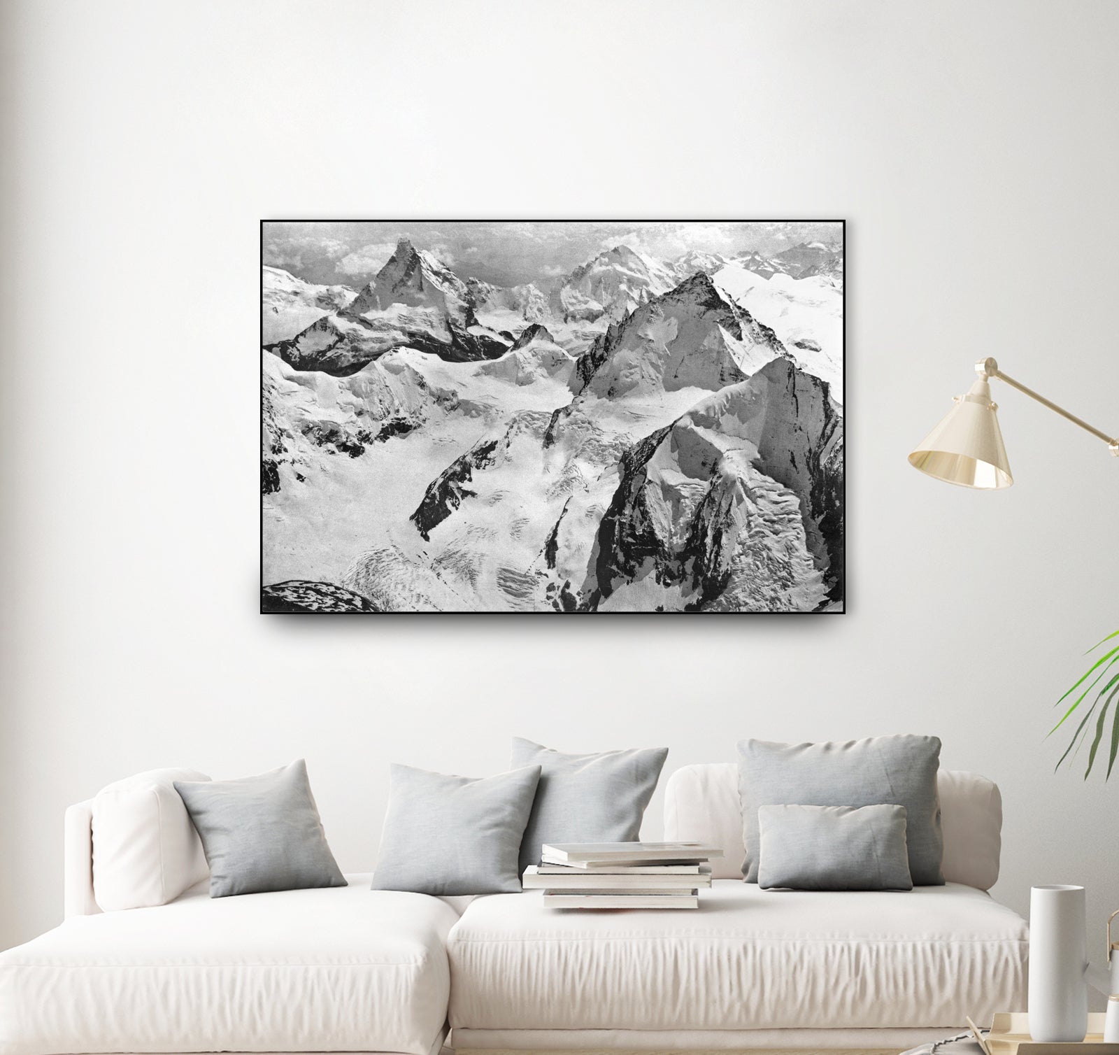 Mount Cervin, c.1900  by Bridgeman Images  on GIANT ART - black and white photogrpahy
