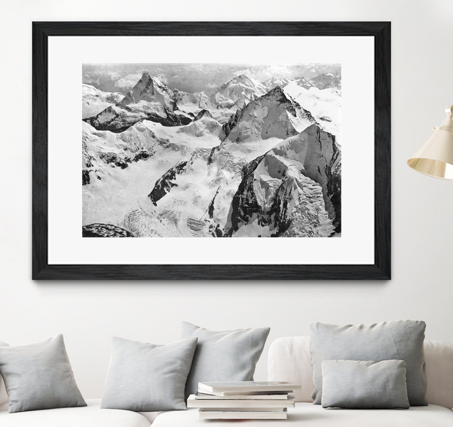 Mount Cervin, c.1900  by Bridgeman Images  on GIANT ART - black and white photogrpahy
