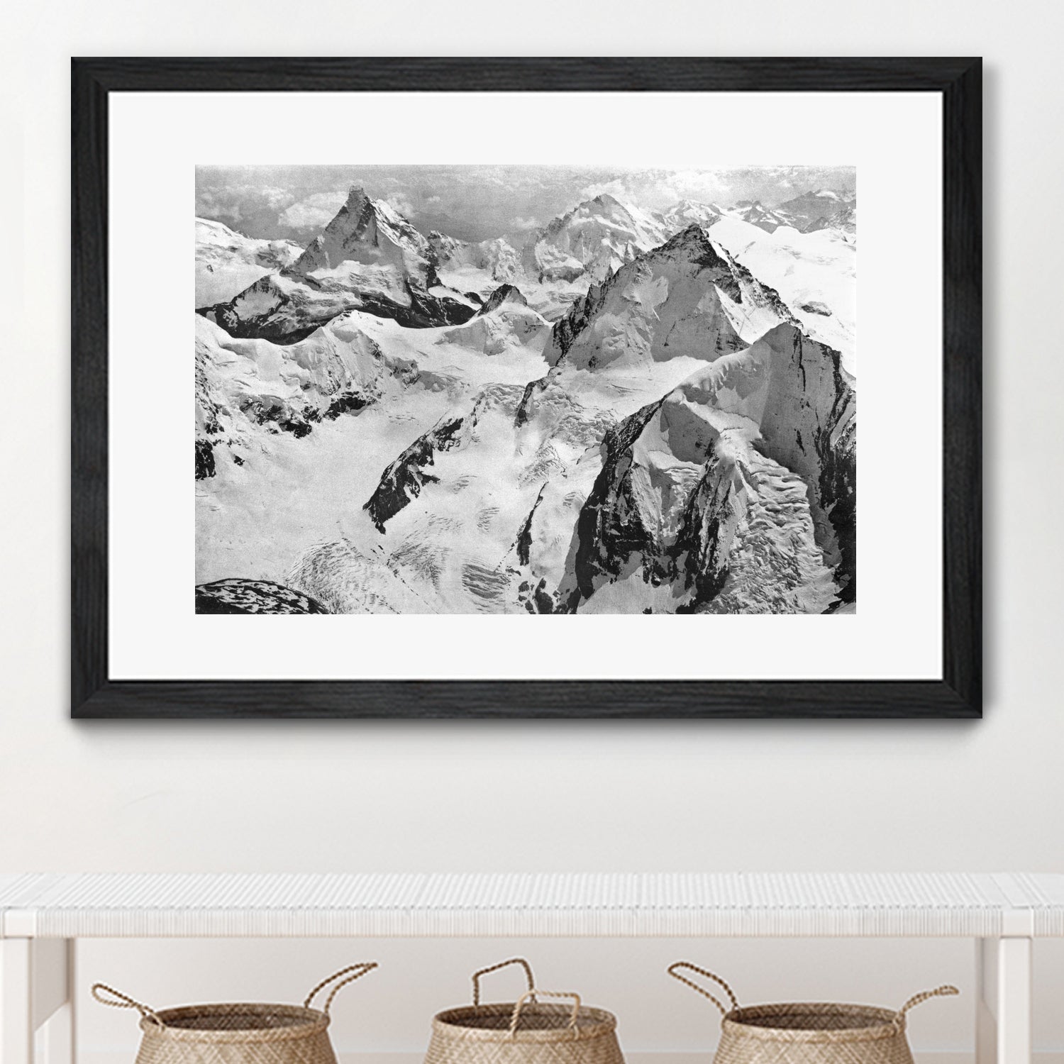 Mount Cervin, c.1900  by Bridgeman Images  on GIANT ART - black and white photogrpahy