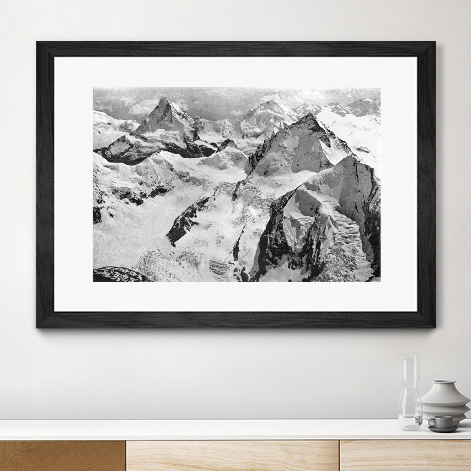Mount Cervin, c.1900  by Bridgeman Images  on GIANT ART - black and white photogrpahy