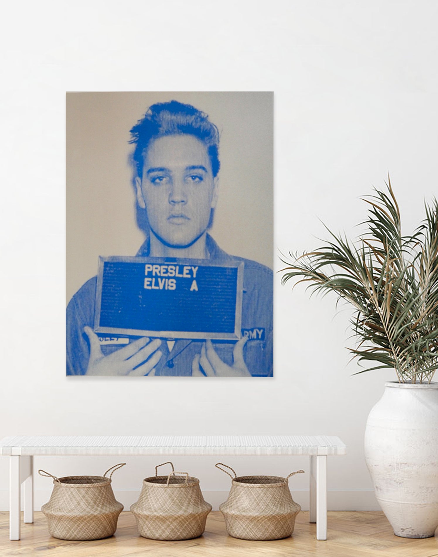 Elvis I, 2017  by Studwell, David on GIANT ART - blue photography