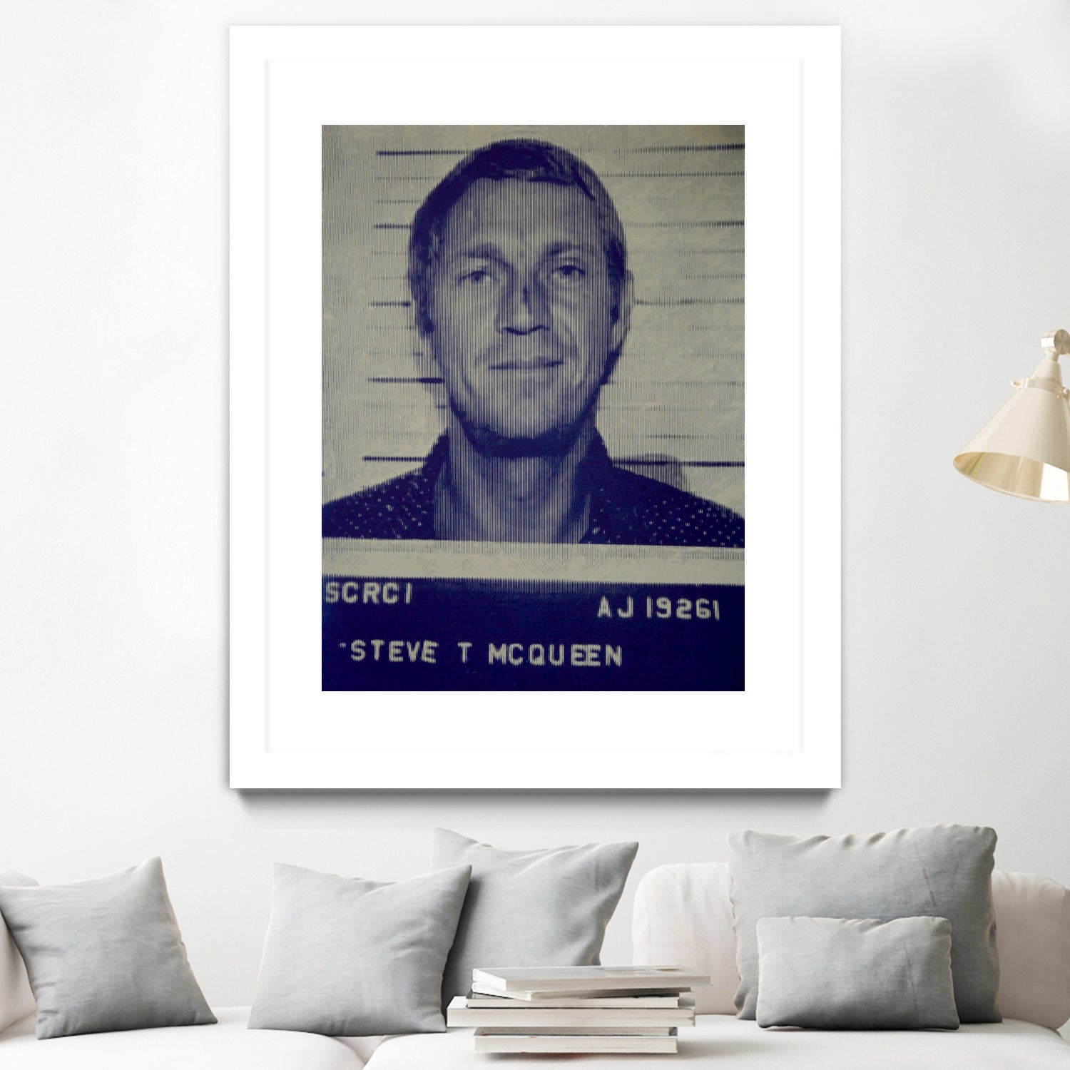 Steve McQueen I, 2017 by Bridgeman Iamges  on GIANT ART - black