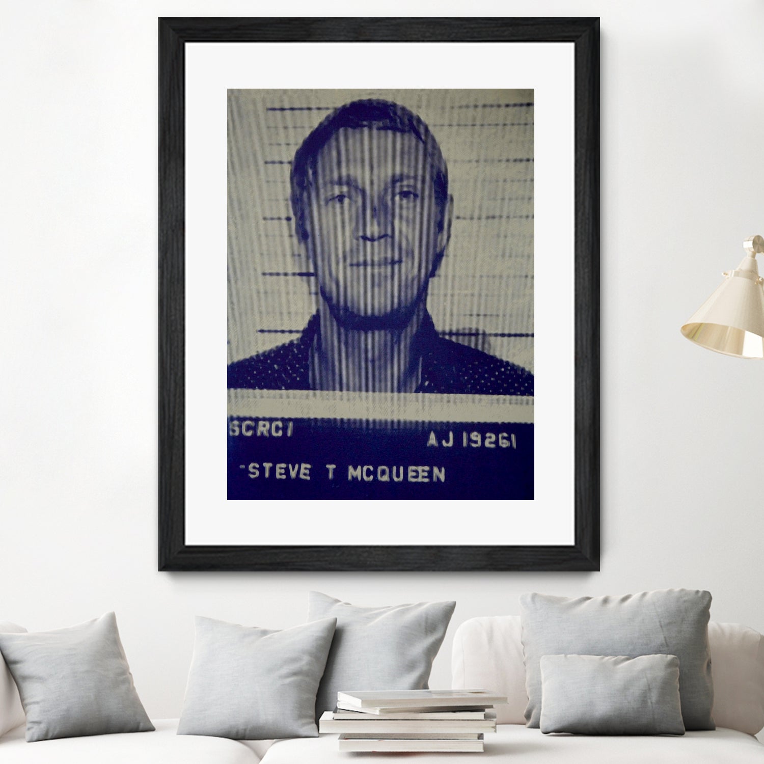 Steve McQueen I, 2017 by Bridgeman Iamges  on GIANT ART - black