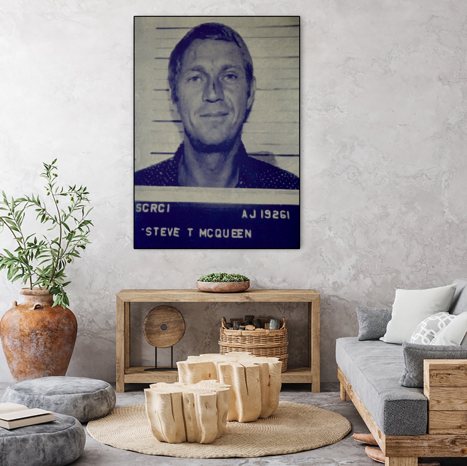 Steve McQueen I, 2017 by Bridgeman Iamges  on GIANT ART - black