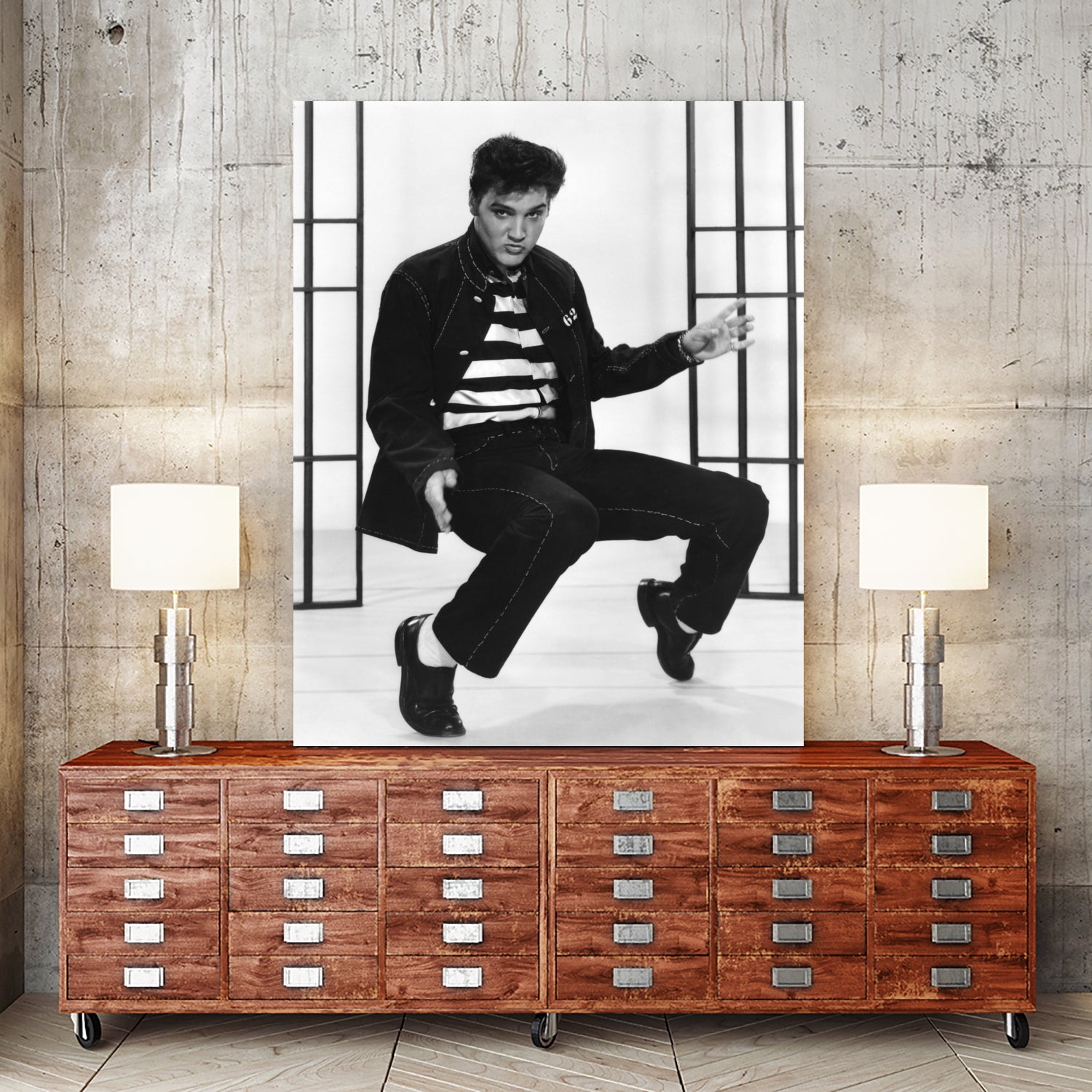 Elvis Presley by  Bridgeman Images on GIANT ART - black and white  photography