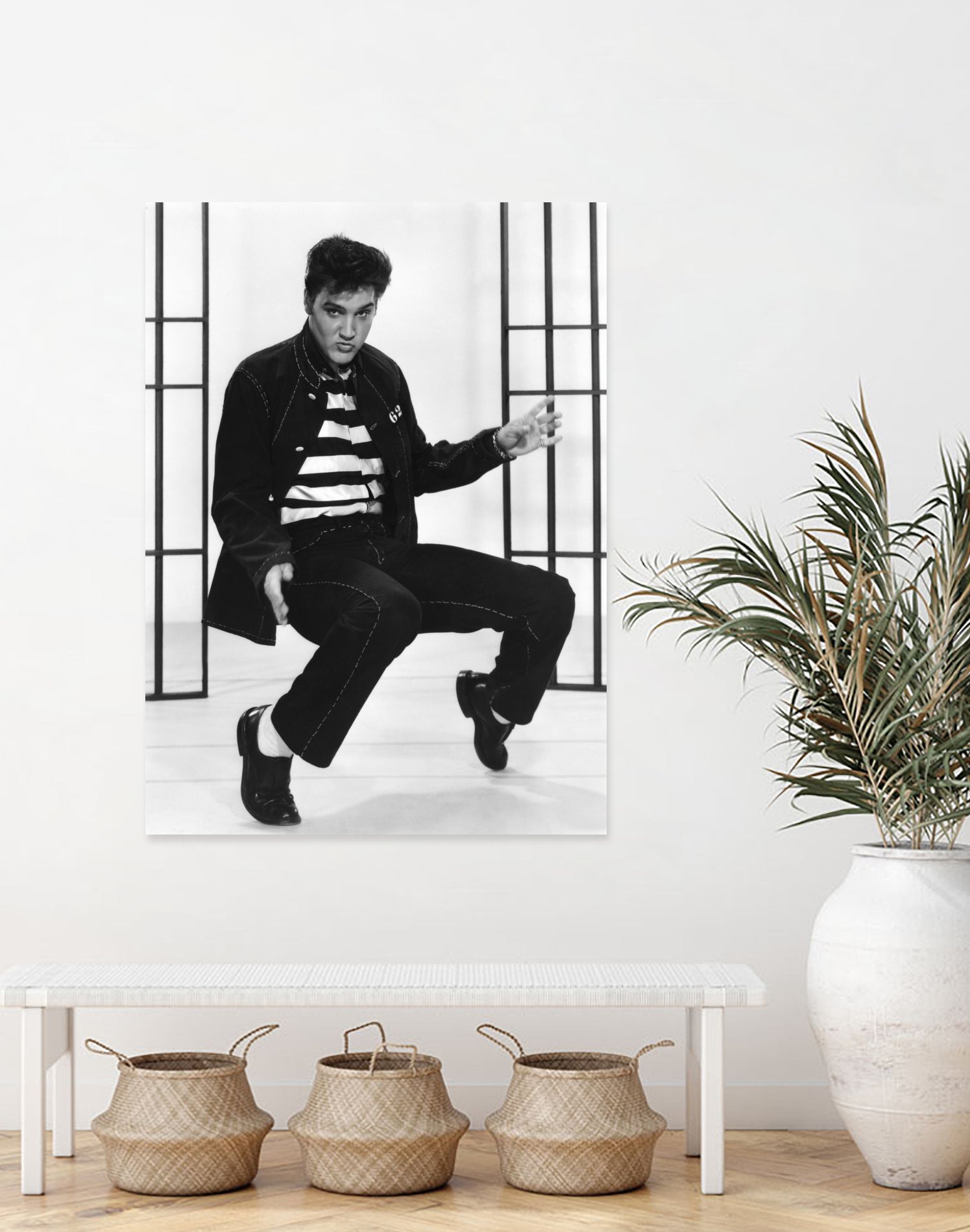 Elvis Presley by  Bridgeman Images on GIANT ART - black and white  photography