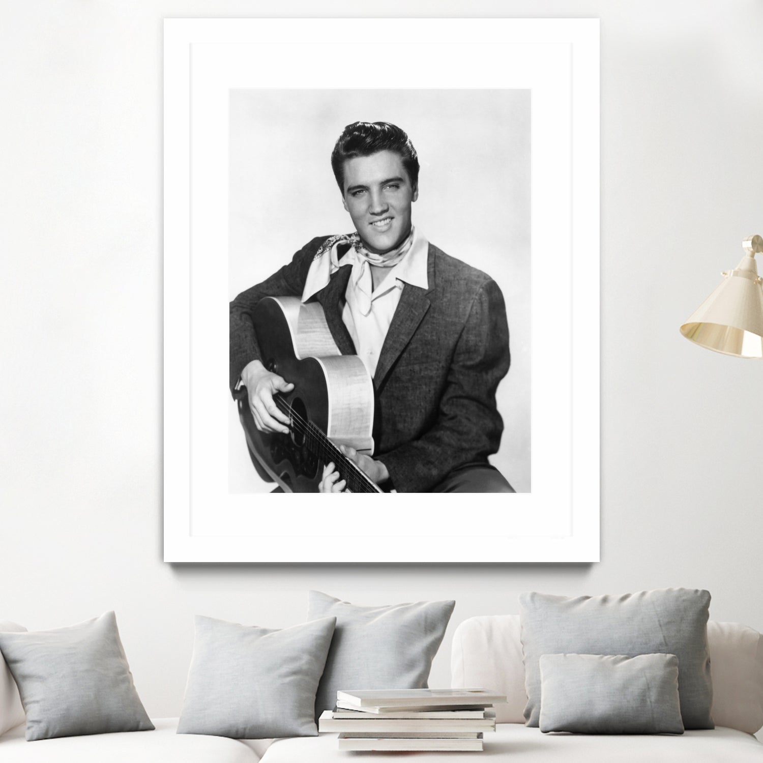 Elvis Presley by Paramount Pictures Bridgeman Images  on GIANT ART - black and white  photography