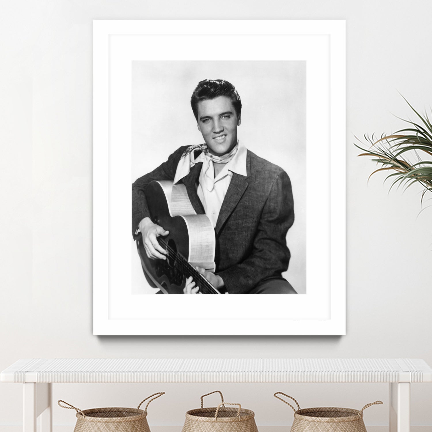 Elvis Presley by Paramount Pictures Bridgeman Images  on GIANT ART - black and white  photography
