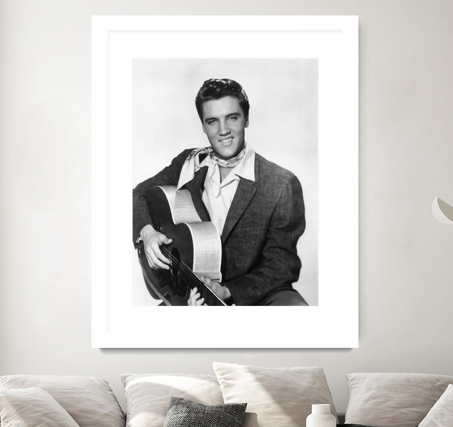 Elvis Presley by Paramount Pictures Bridgeman Images  on GIANT ART - black and white  photography