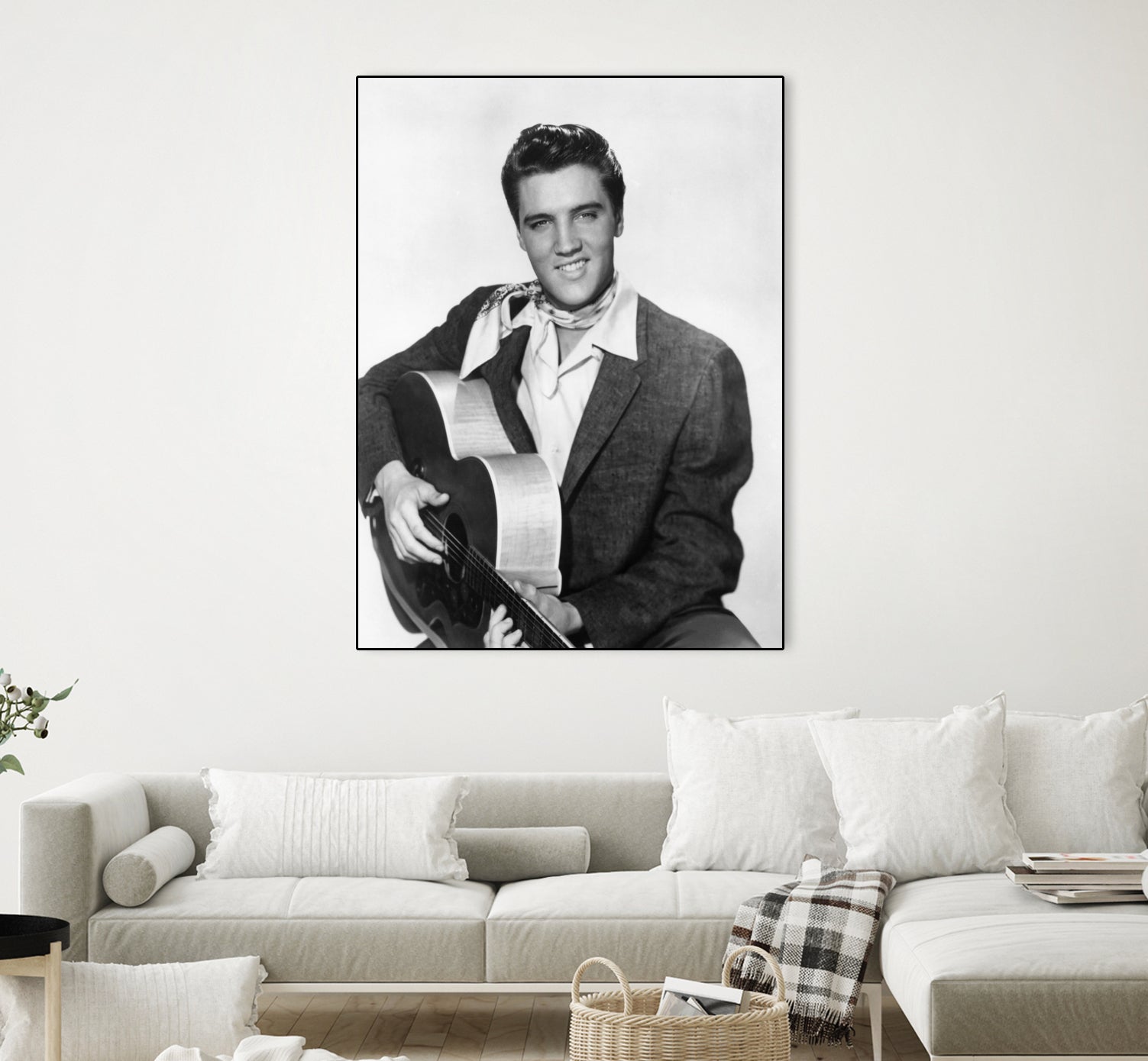 Elvis Presley by Paramount Pictures Bridgeman Images  on GIANT ART - black and white  photography