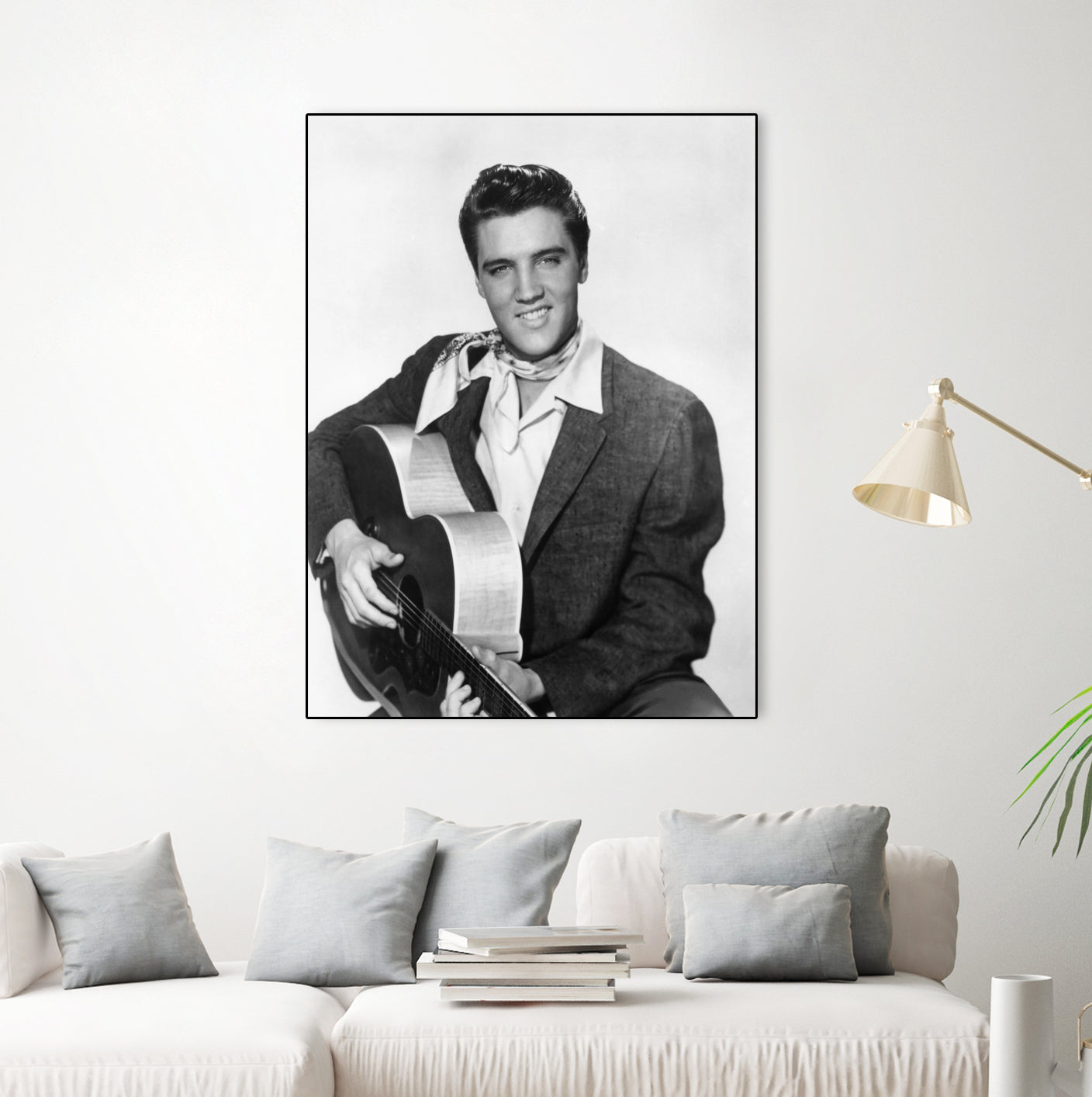 Elvis Presley by Paramount Pictures Bridgeman Images  on GIANT ART - black and white  photography