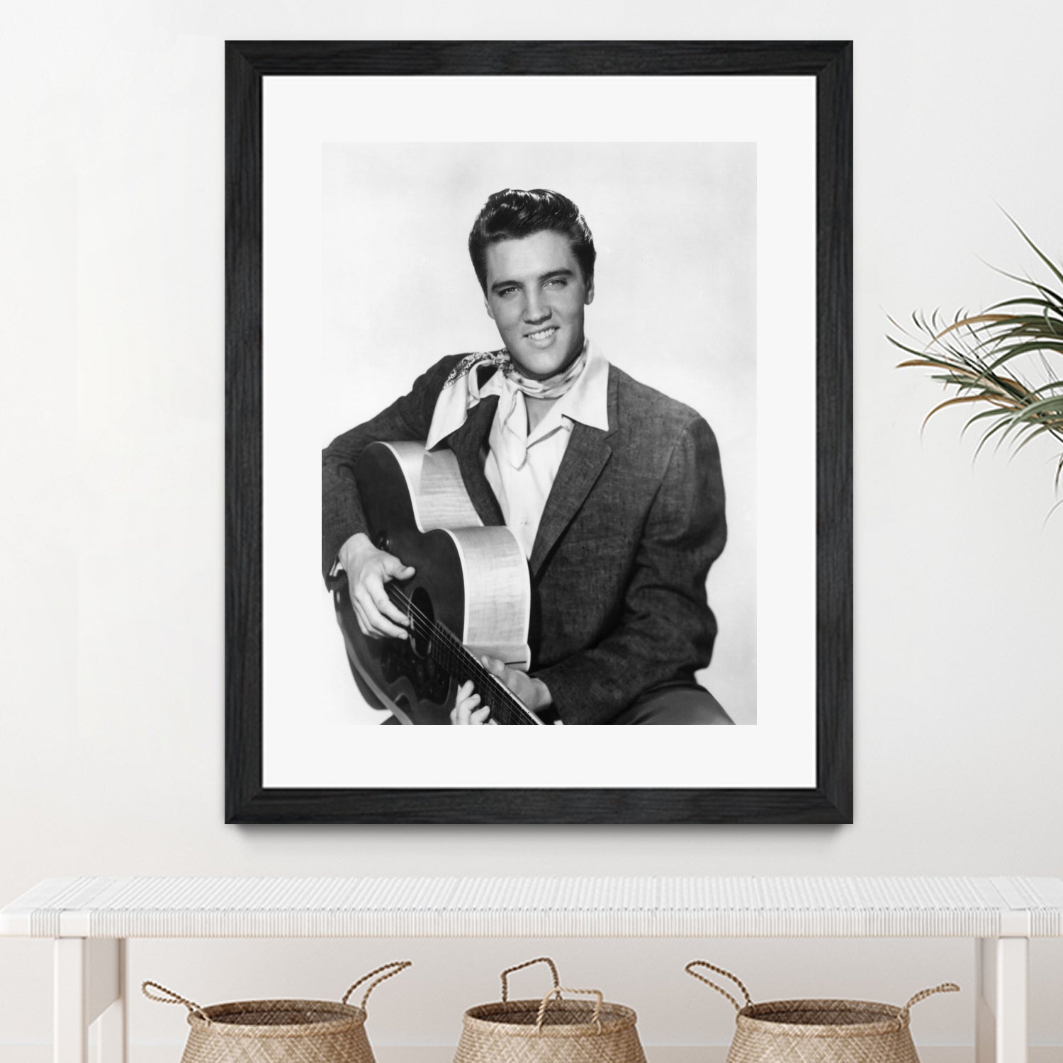 Elvis Presley by Paramount Pictures Bridgeman Images  on GIANT ART - black and white  photography