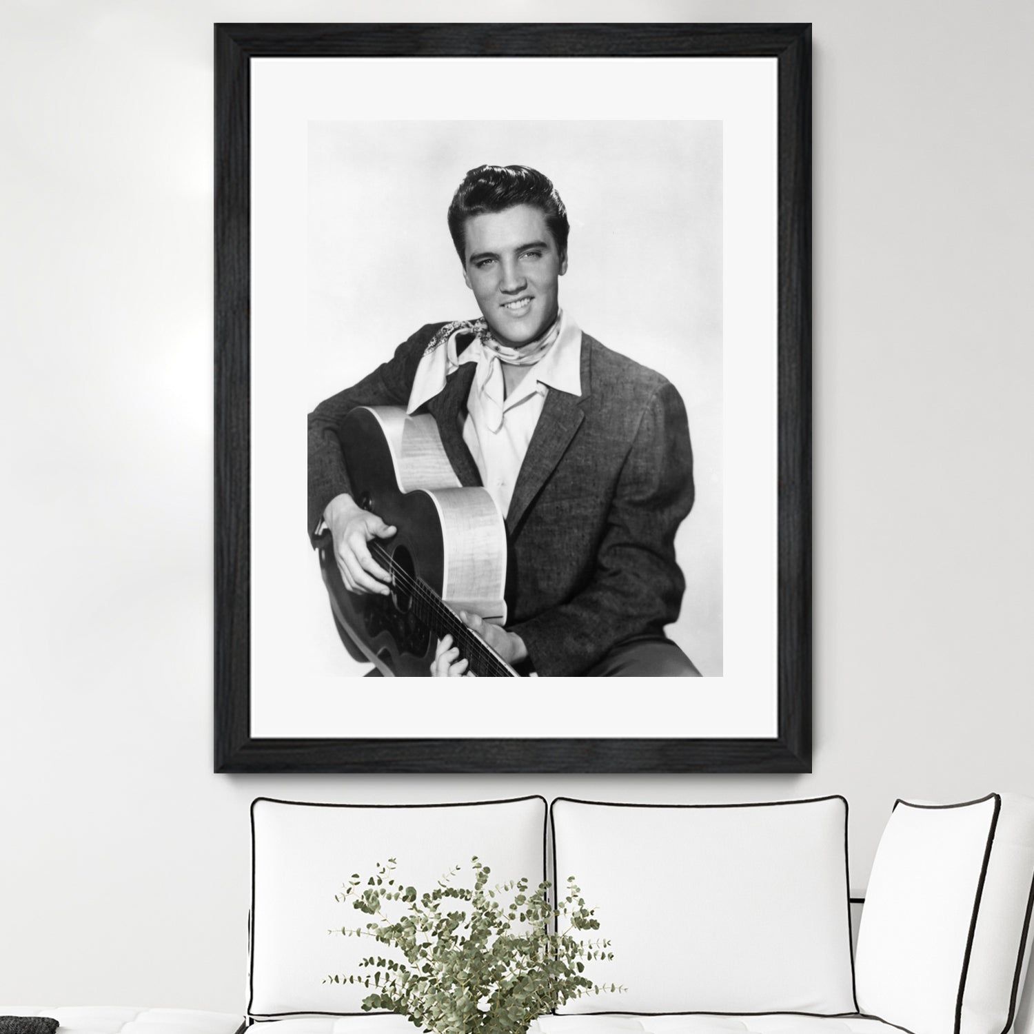Elvis Presley by Paramount Pictures Bridgeman Images  on GIANT ART - black and white  photography