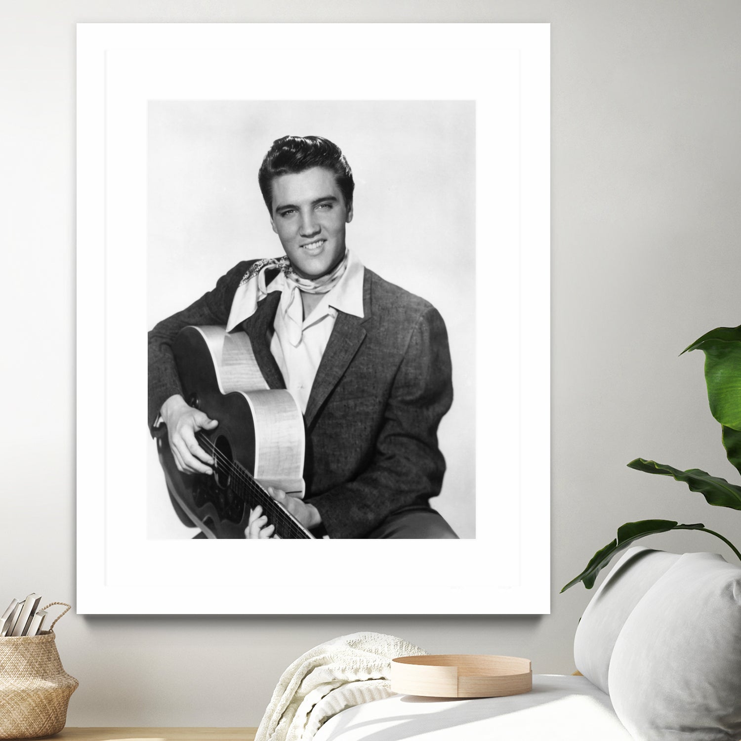 Elvis Presley by Paramount Pictures Bridgeman Images  on GIANT ART - black and white  photography