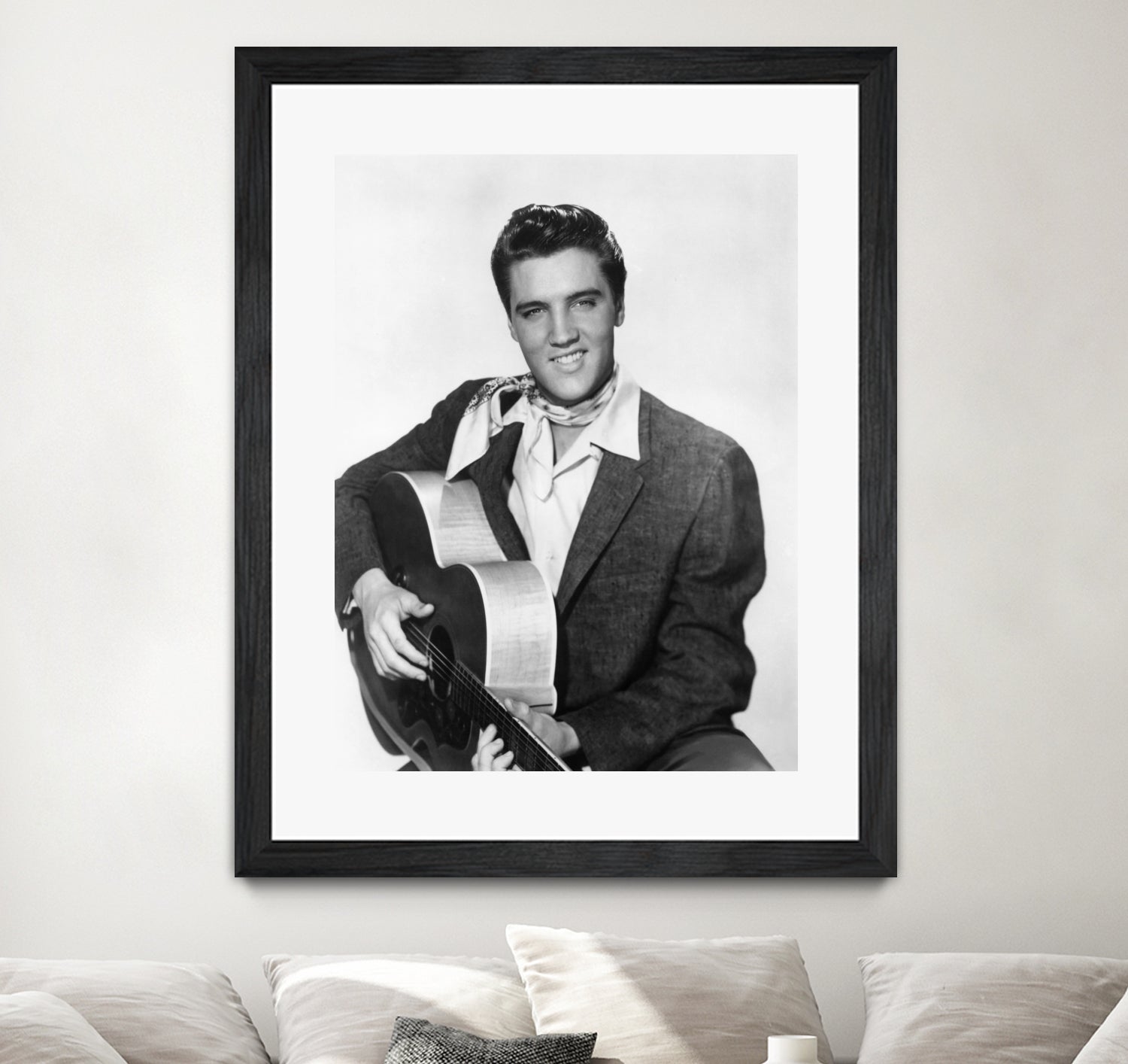 Elvis Presley by Paramount Pictures Bridgeman Images  on GIANT ART - black and white  photography
