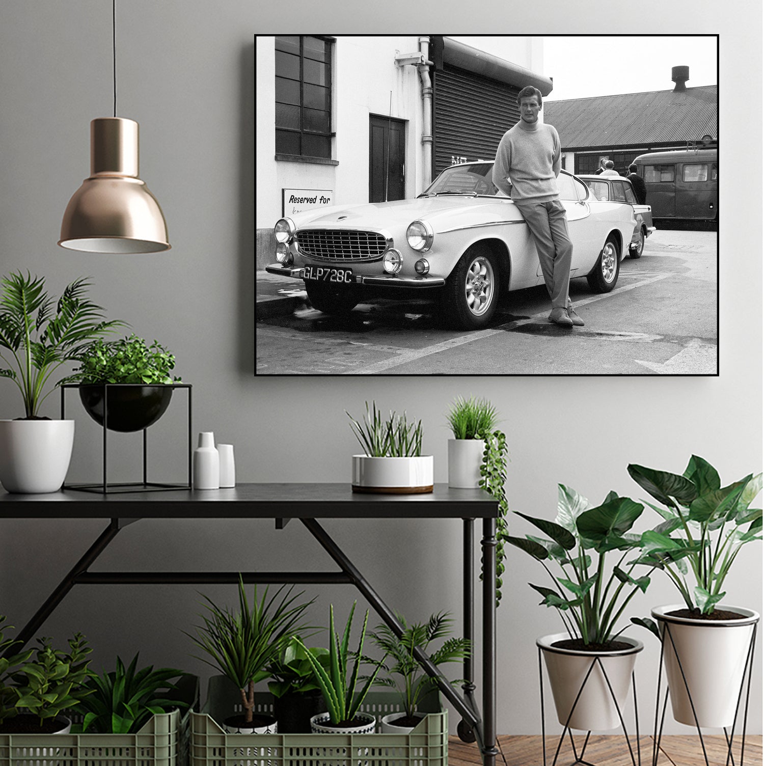 Volvo P1800, 1966 by bridgeman Images on GIANT ART - black and white photography